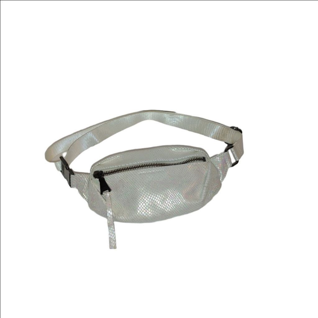 The Unbranded Brand Aimee Kestenberg Milan Convertible BeltBag Holographic White Size ONE SIZE - 1 Thumbnail