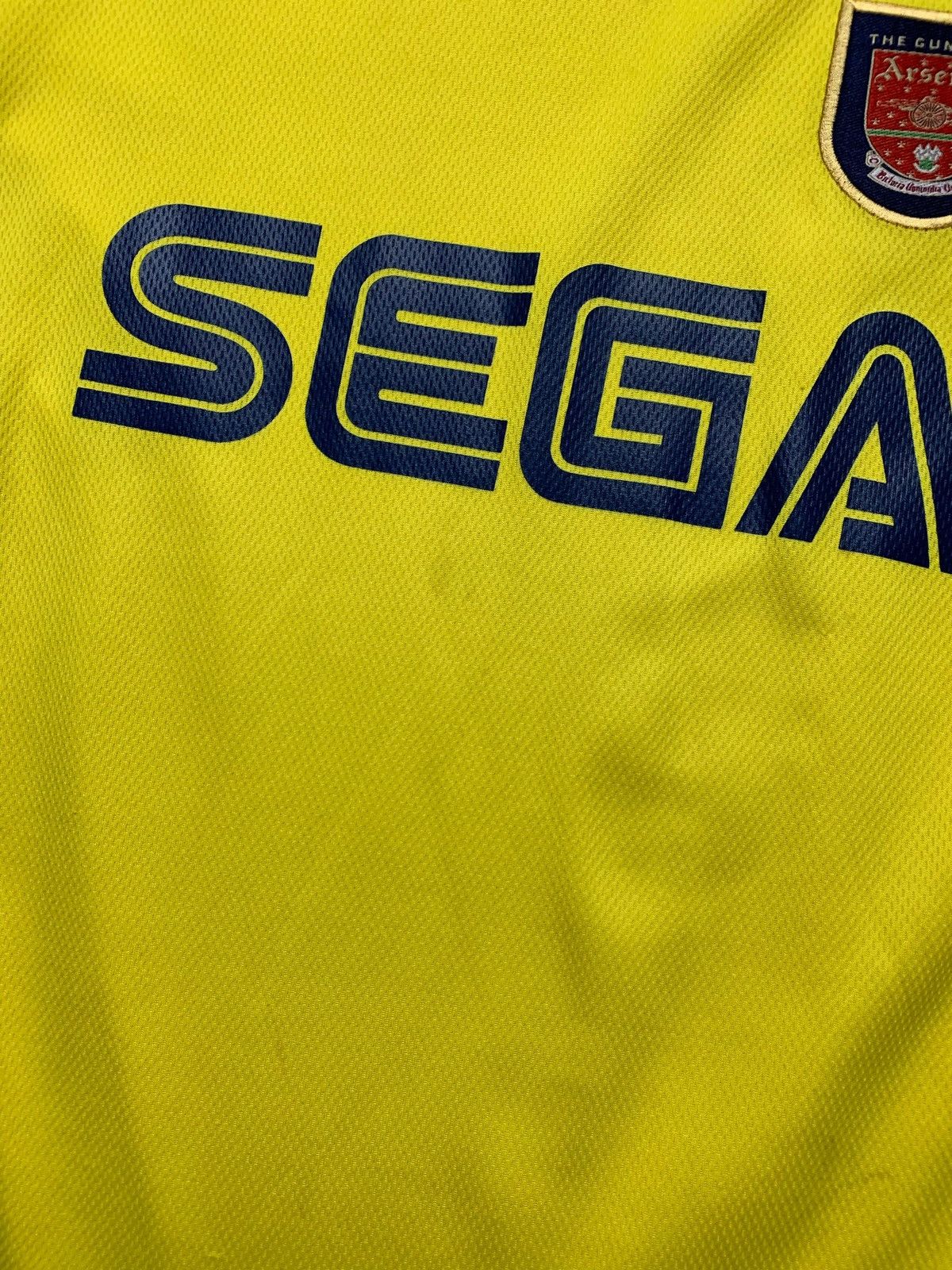 Vintage Vintage Arsenal yellow soccer tee SEGA away rare size S Size US S / EU 44-46 / 1 - 3 Thumbnail