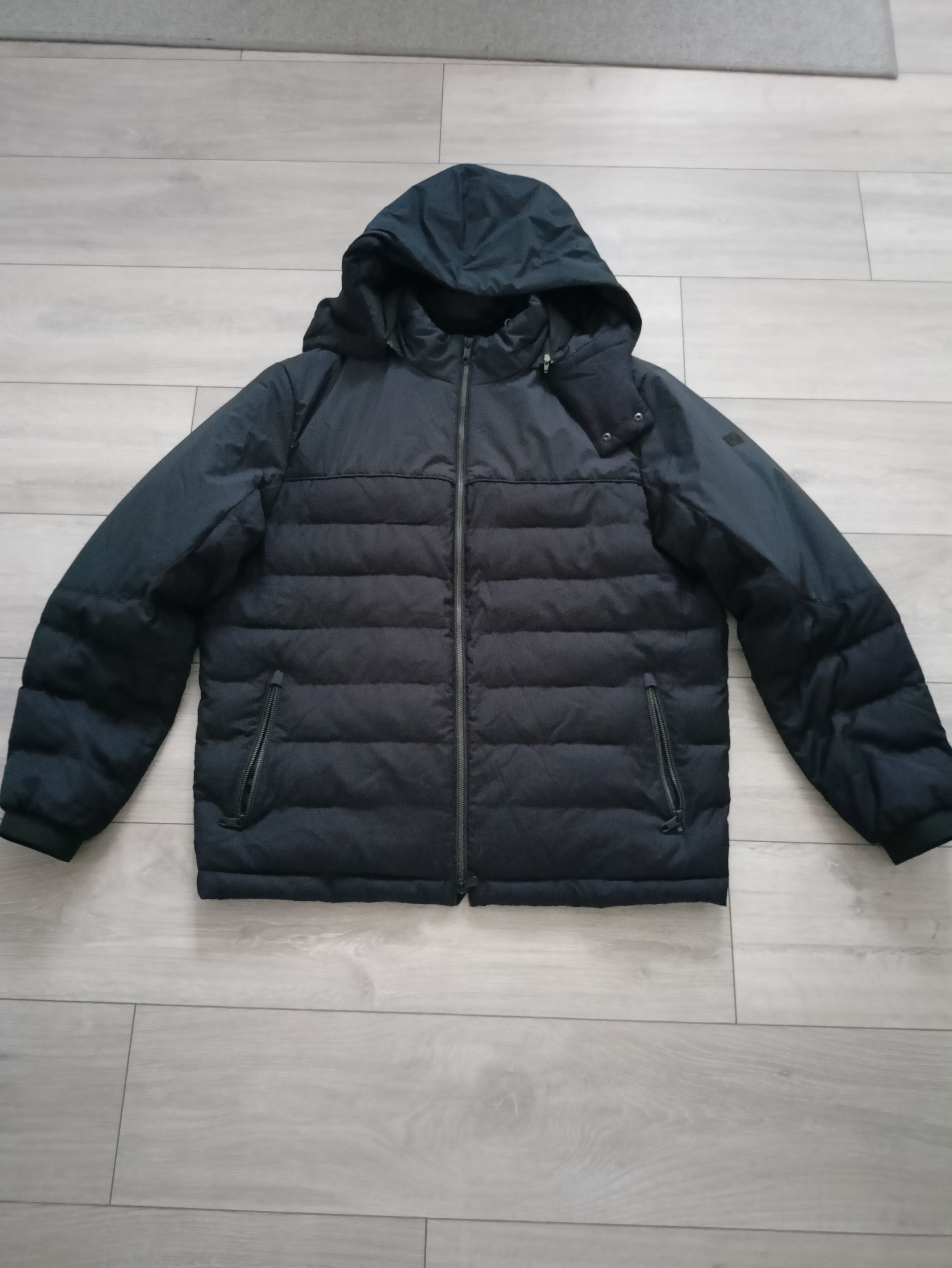 Ermenegildo Zegna Ermenegildo Zegna Techmerino Hooded Puffer Jacket 3XL Navy Size US XXL / EU 58 / 5 - 1 Thumbnail