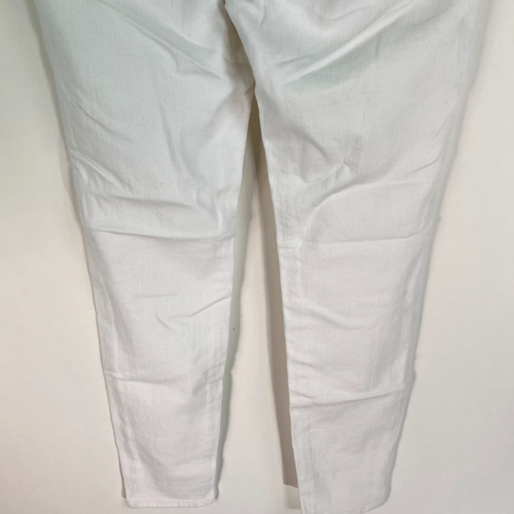 Vintage Pilcro & The Letterpress White Denim Jeans Women's 29 Ankle High Rise 28x28 Size 29" - 6 Thumbnail