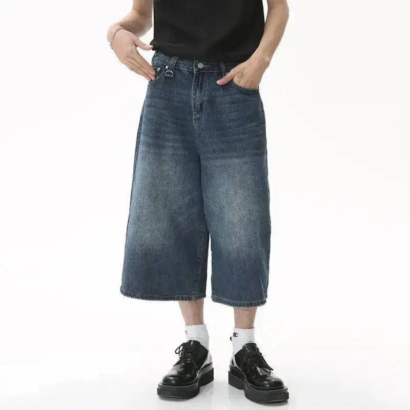 Japanese Brand × Jean Streetwear Baggy Denim Shorts y2k Size US 30 / EU 46 - 1 Thumbnail
