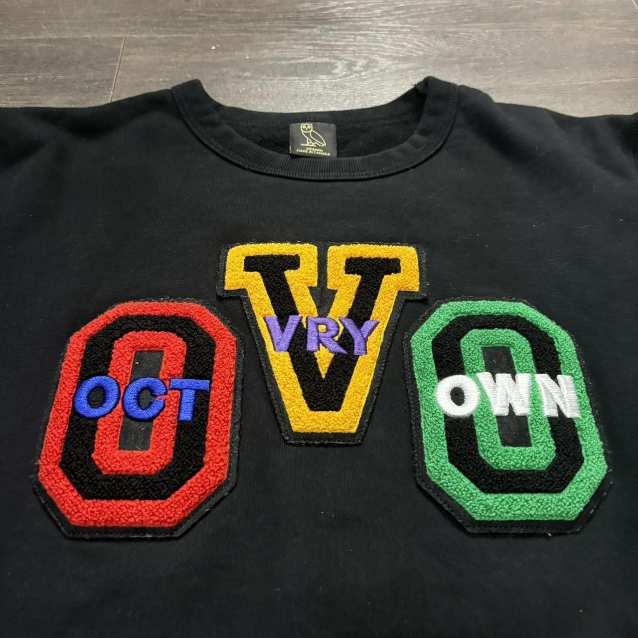 October's Very Own ovo octobers very own patched spell out crewneck sweatshirt. Size US M / EU 48-50 / 2 - 1 Thumbnail