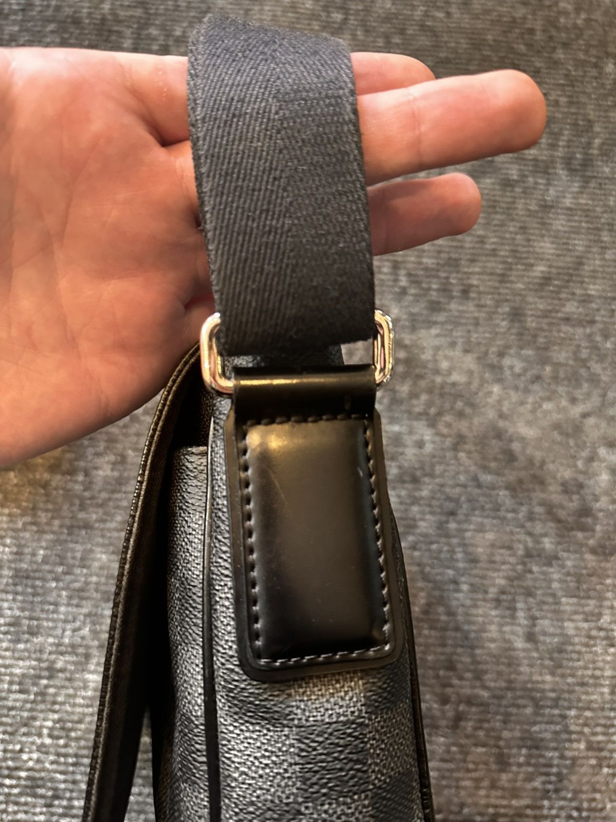 Louis Vuitton Louis Vuitton Damier Graphite Canvas District PM Bag Size ONE SIZE - 7 Thumbnail