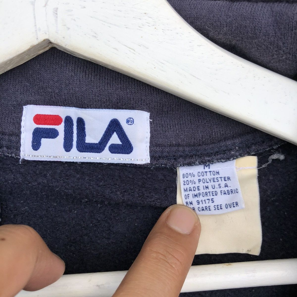 Fila × Vintage Vintage Fila Sportswear Half Zipper Pullover Sweatshirt Size US M / EU 48-50 / 2 - 5 Thumbnail