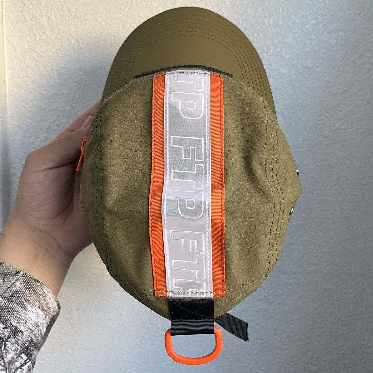 Fuck The Population 2024’ FTP F-TEC HI VIS Camp Hat Olive Cordura Hat O/S Size ONE SIZE - 4 Thumbnail