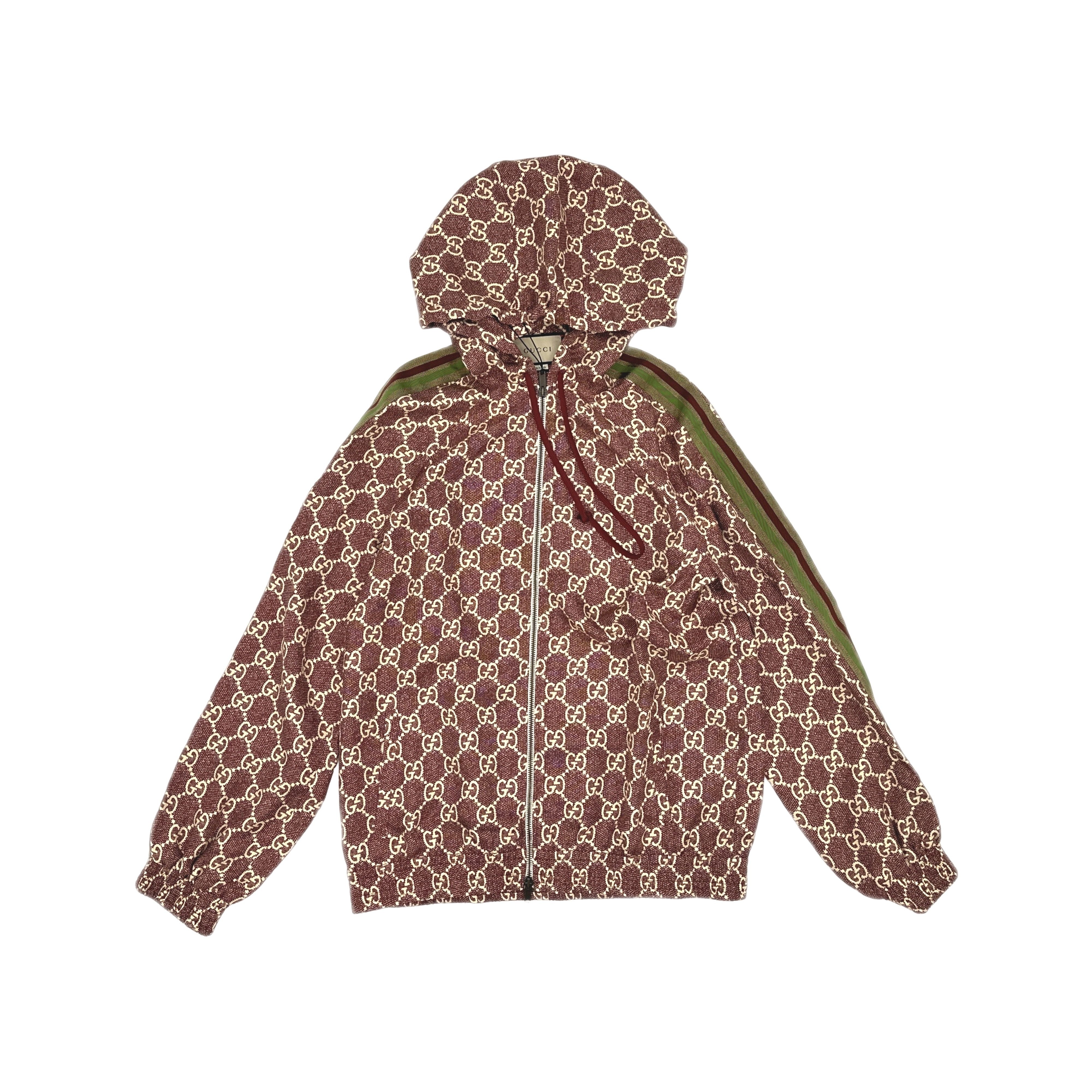 Gucci Gucci GG Supreme Silk Hooded Jacket XL Size XL / US 12-14 / IT 48-50 - 1 Thumbnail