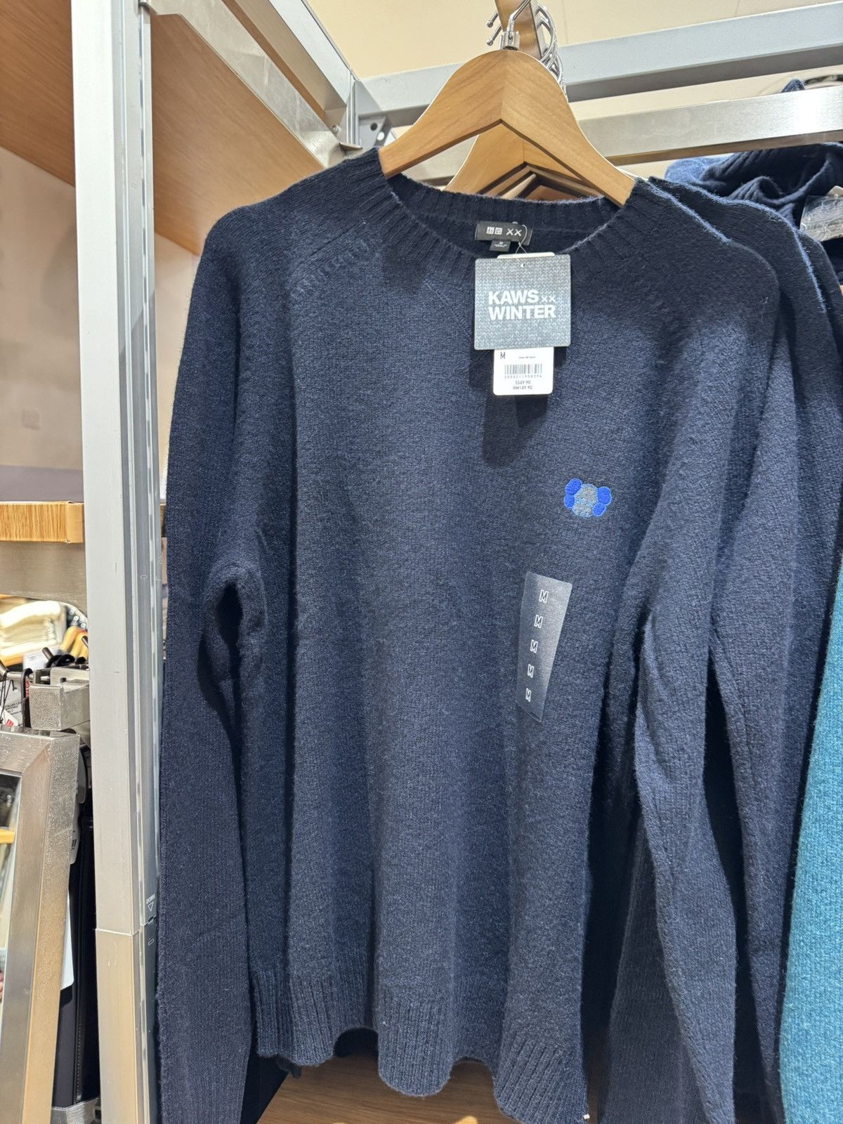 Kaws × Uniqlo Uniqlo X Kaws Lambswool Crew Neck Sweater Size US S / EU 44-46 / 1 - 5 Thumbnail