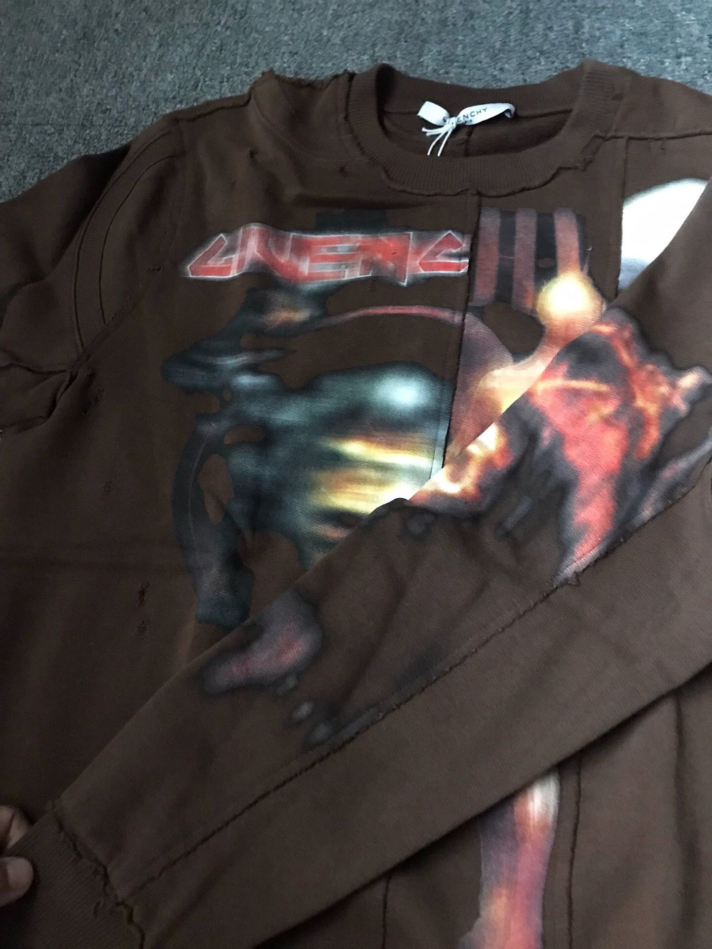 Givenchy Givenchy S (oversized) abstract print sweatshirt Size US S / EU 44-46 / 1 - 5 Thumbnail