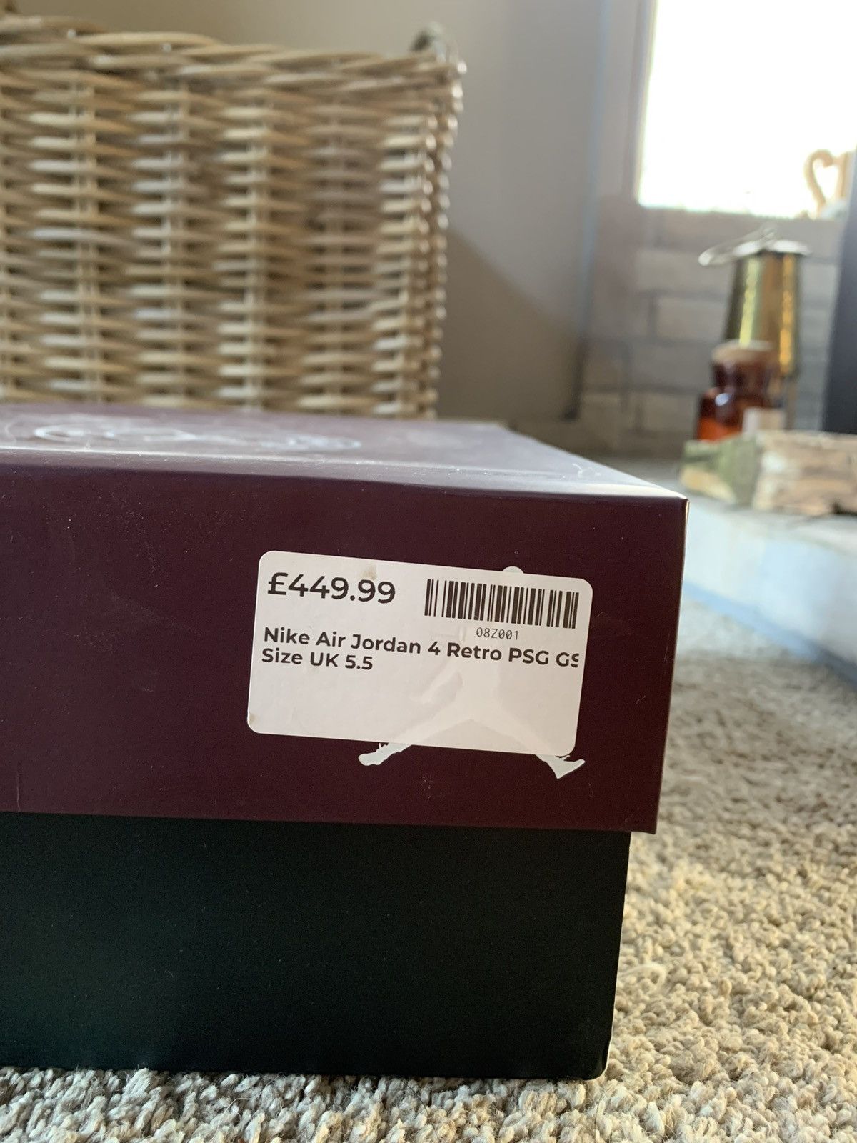 Jordan Brand Jordan 4 PSG UK5.5 US6 Size US 6 / EU 39 - 10 Thumbnail