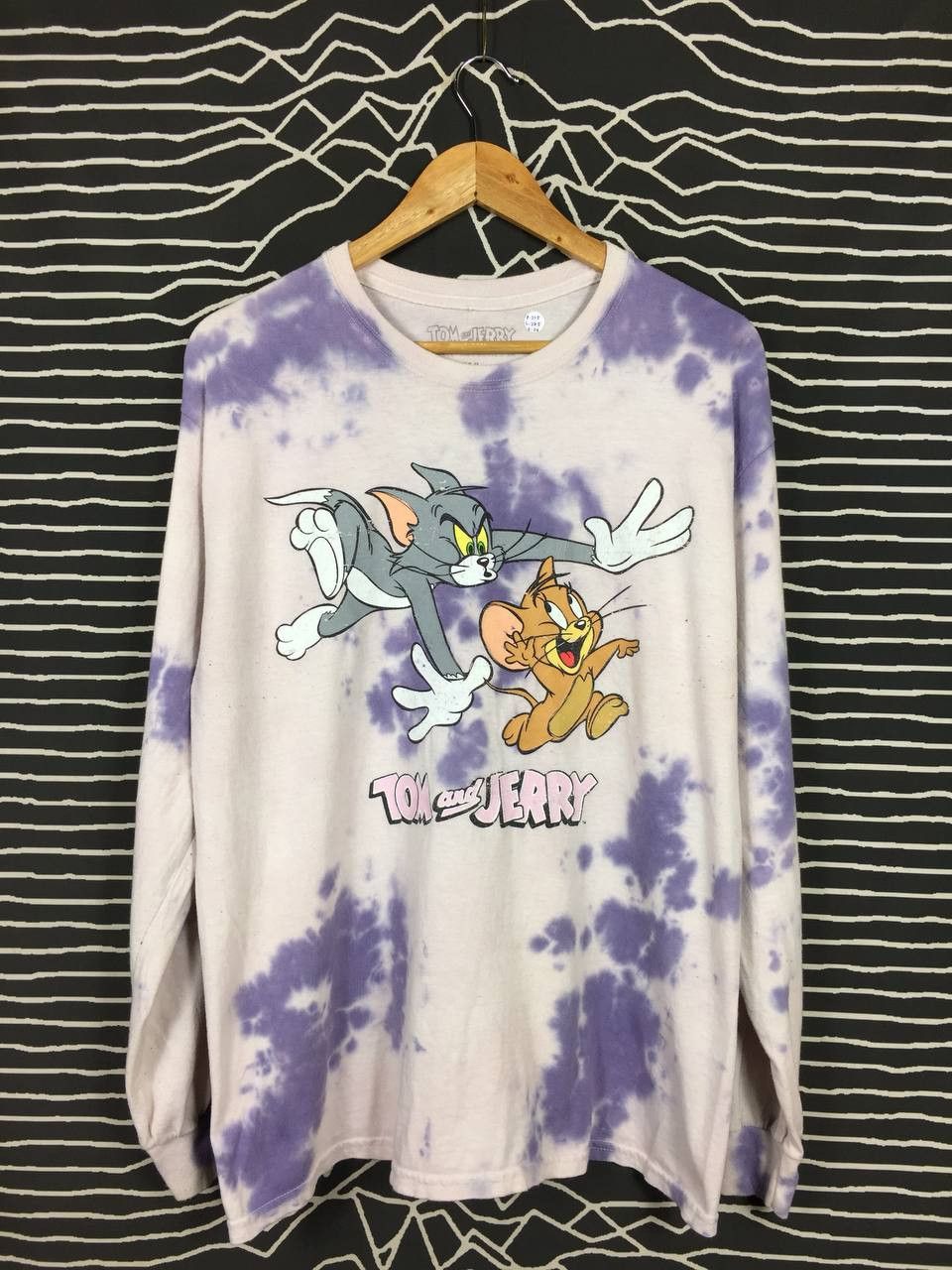 Cartoon Network × Vintage Tom And Jerry Warner Bros Cartoon Longsleeve Tie Dye Tee Size US L / EU 52-54 / 3 - 2 Thumbnail