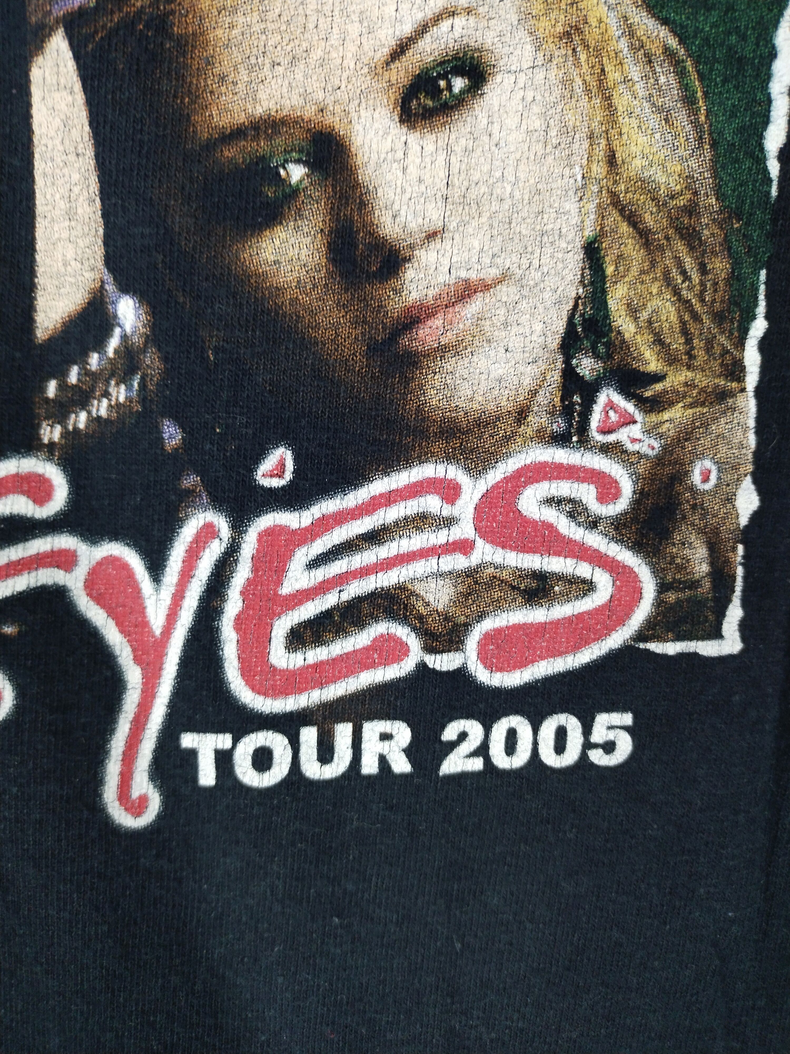 Rap Tees 05's Tour Vintage Hazel Eyes Kelly Clarkson Shirt Tee Size US S / EU 44-46 / 1 - 5 Thumbnail