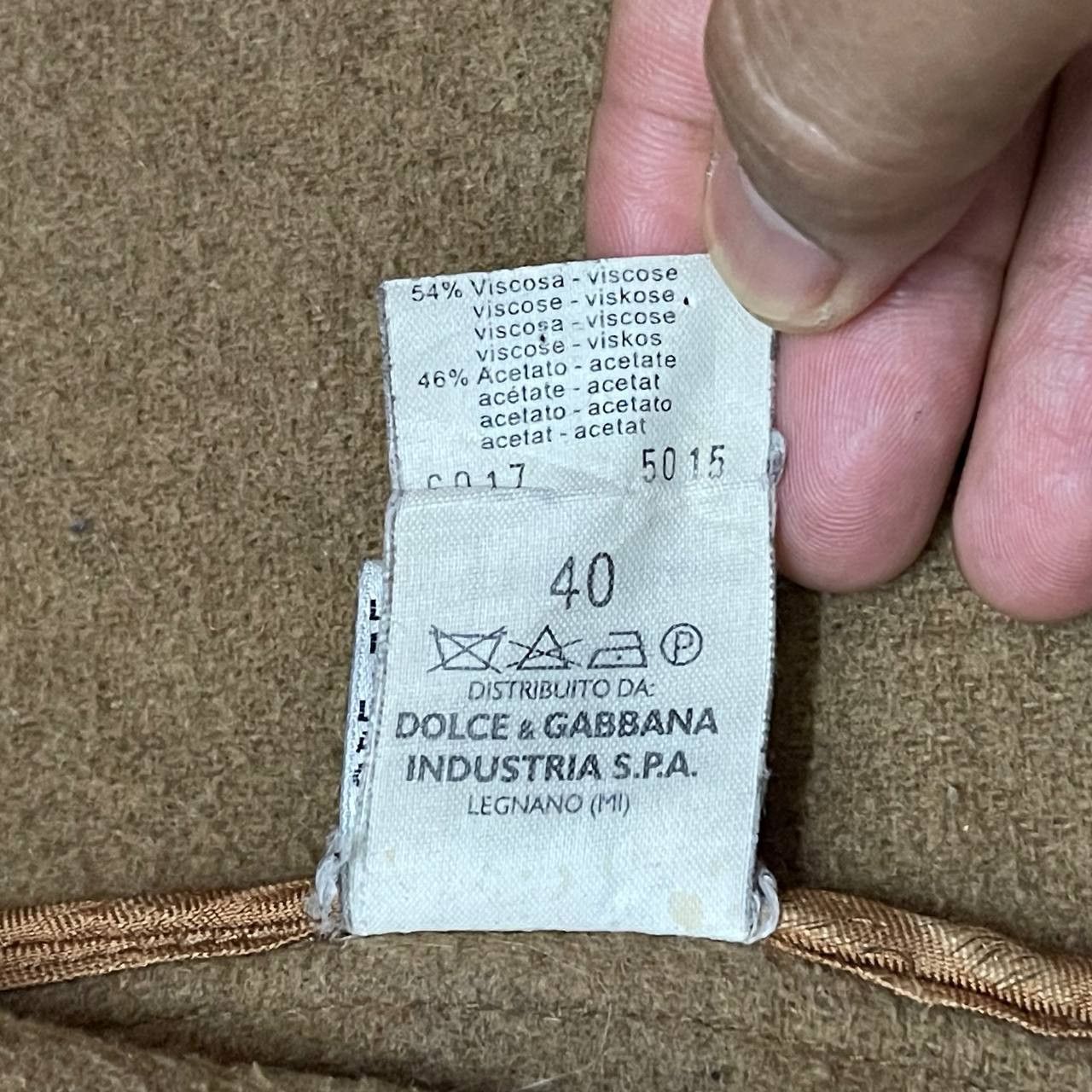Dolce & Gabbana Vintage D&G Dolce and Gabbana Wool Coat Size S / US 4 / IT 40 - 11 Thumbnail