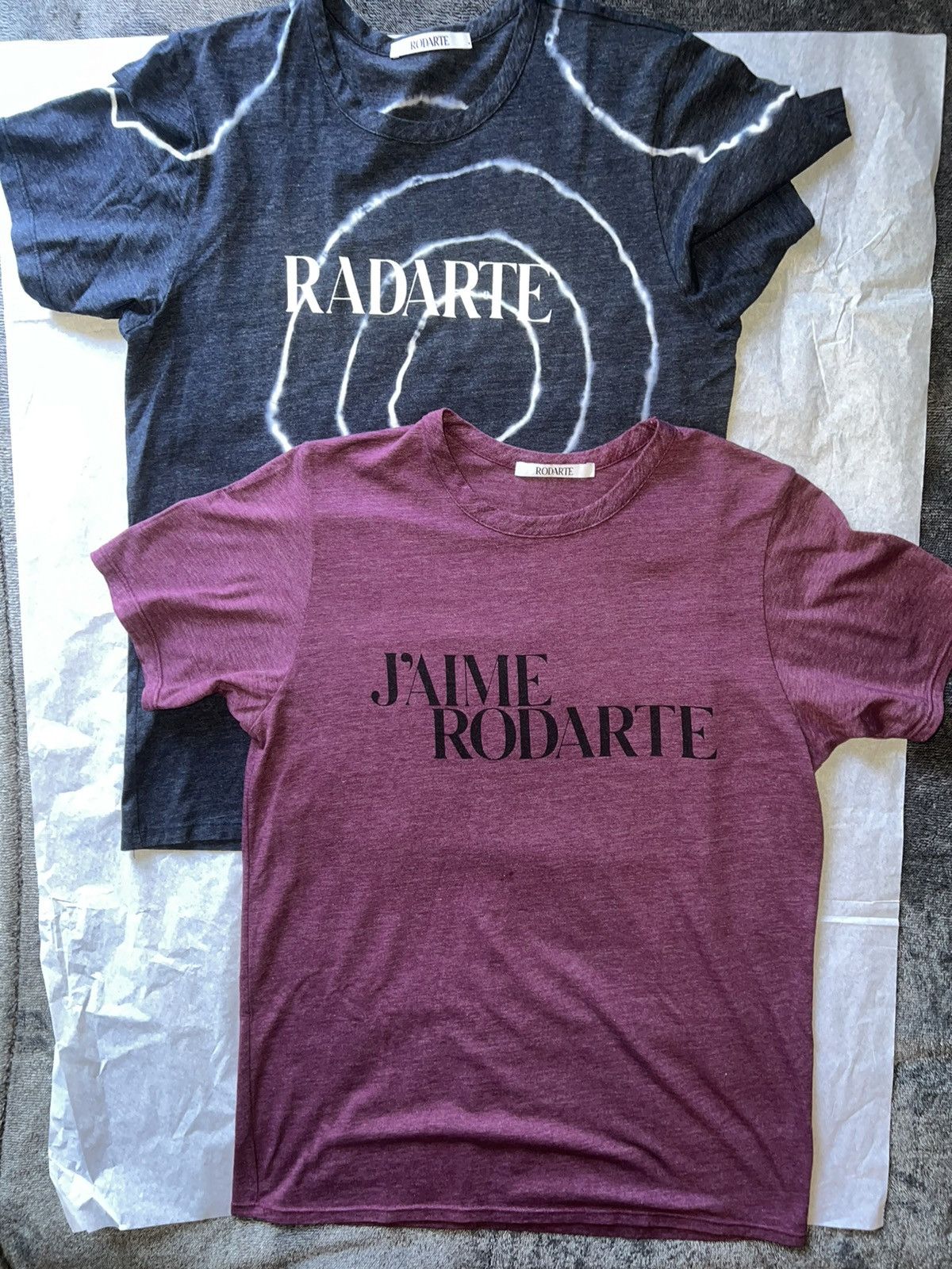 image of 2 Unisex Rodarte T-Shirts Large, Men's