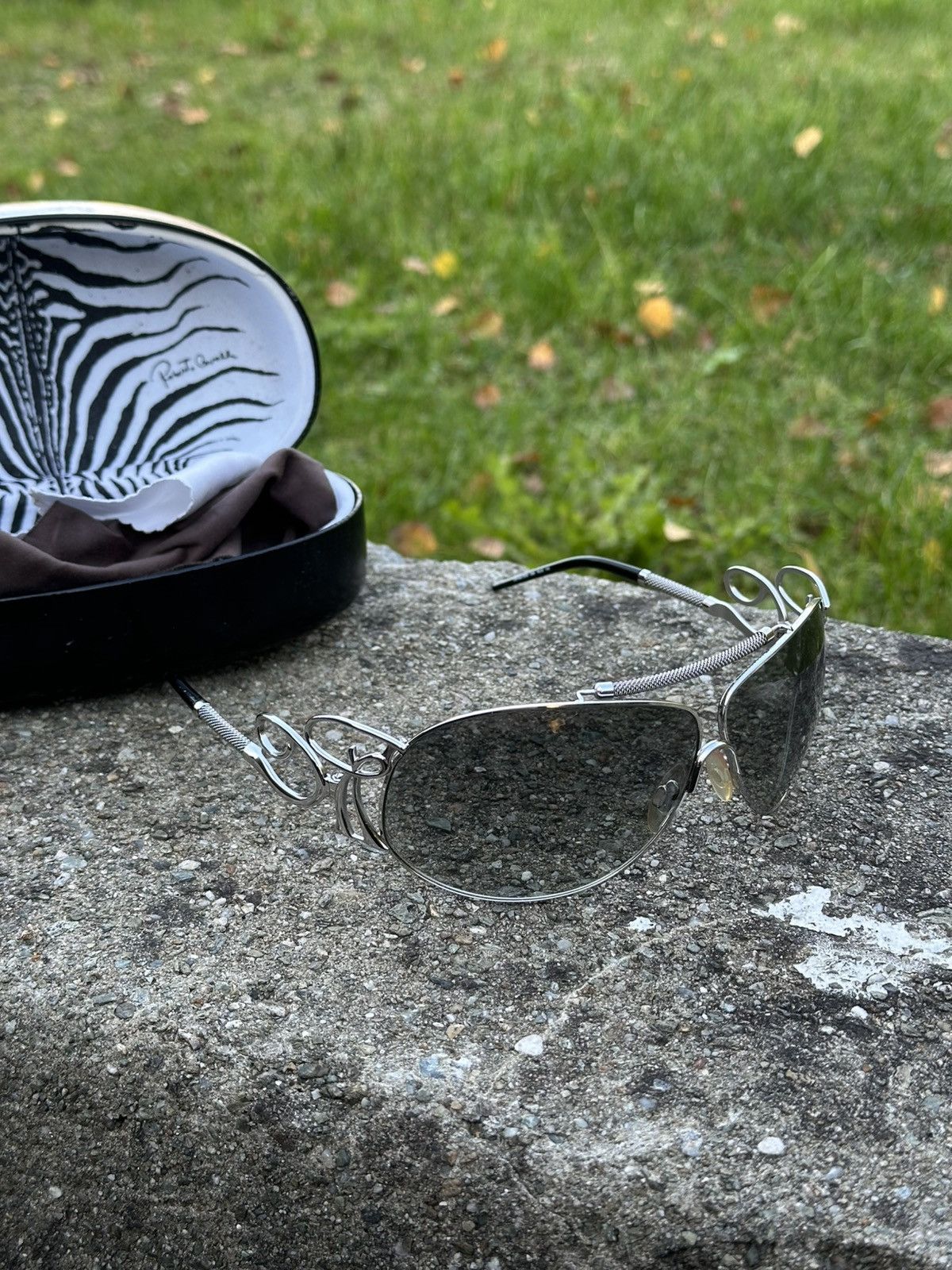 Roberto Cavalli Roberto Cavalli Sunglasses Carnela 300S E98 Silver Size ONE SIZE - 1 Thumbnail