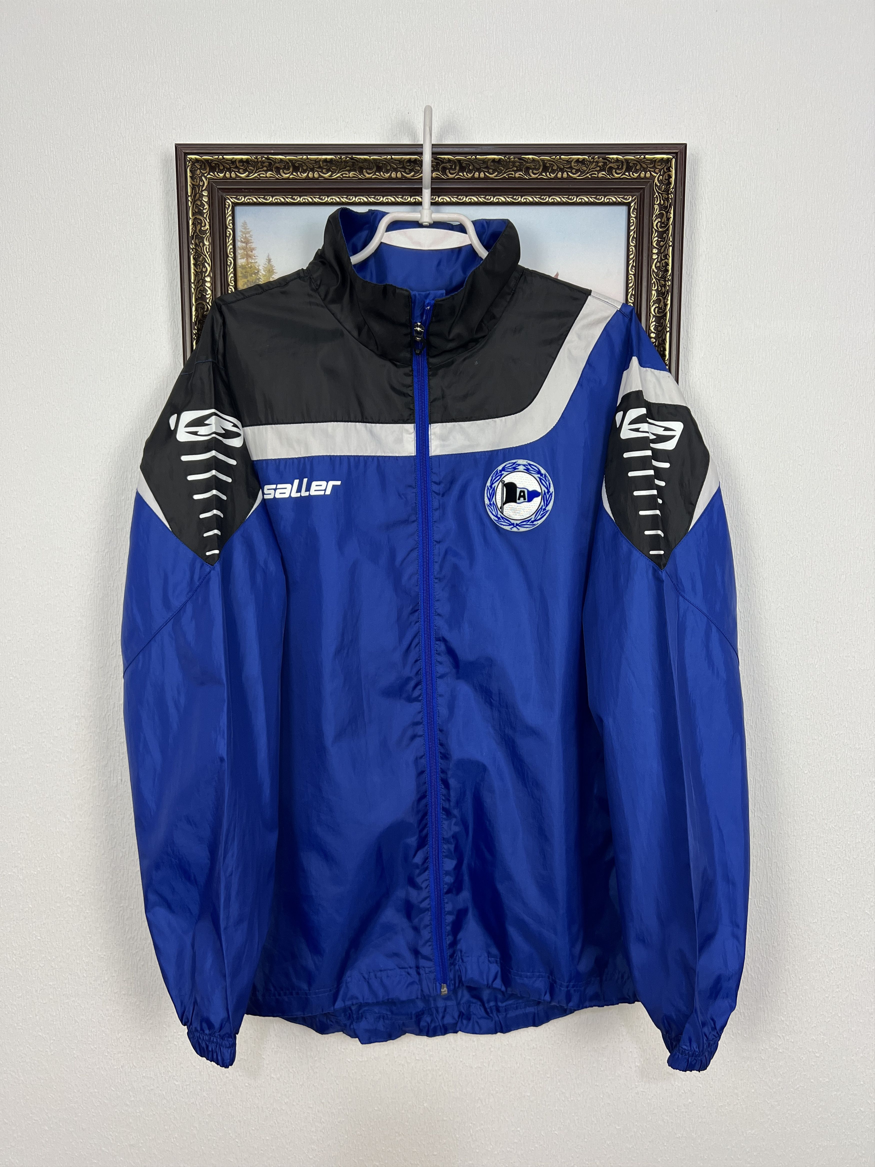 Vintage Vintage Saller Arminia Bielefeld Football Jacket Soccer Size US M / EU 48-50 / 2 - 1 Thumbnail
