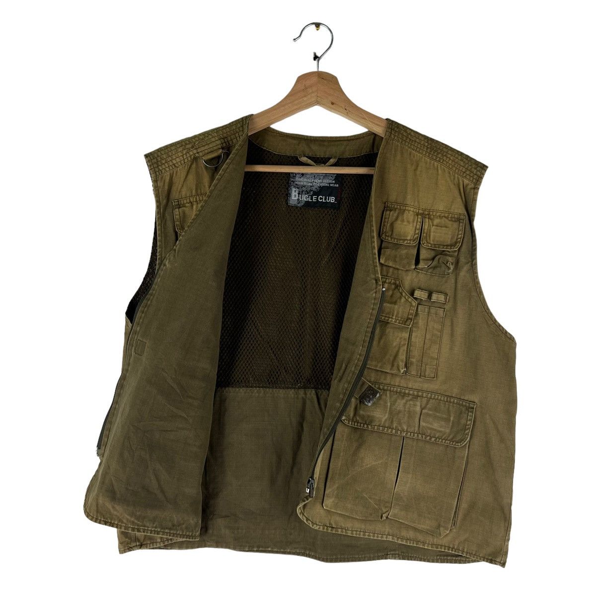 Hysteric Glamour 🔥VINTAGE UTILITY VEST MULTI POCKET CARGO BUGLE CLUB JAPAN Size US M / EU 48-50 / 2 - 8 Thumbnail