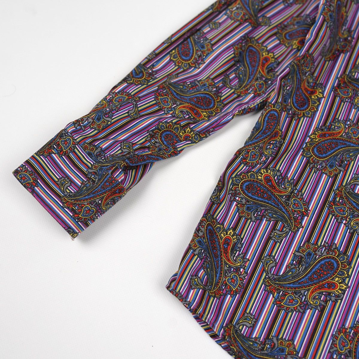 Eton Eton Shirt Purple Multicolor Printed Pattern Size US XL / EU 56 / 4 - 4 Thumbnail