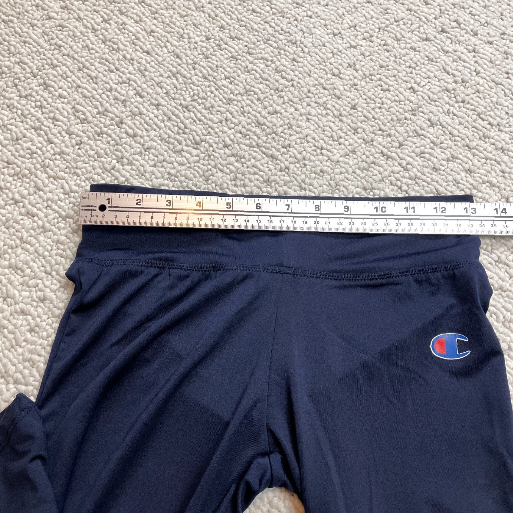 Champion Champion Leggings Womens Medium Blue Skinny Stretch Yoga Sport Active 26x25 Size 26" / US 2 / IT 38 - 5 Thumbnail