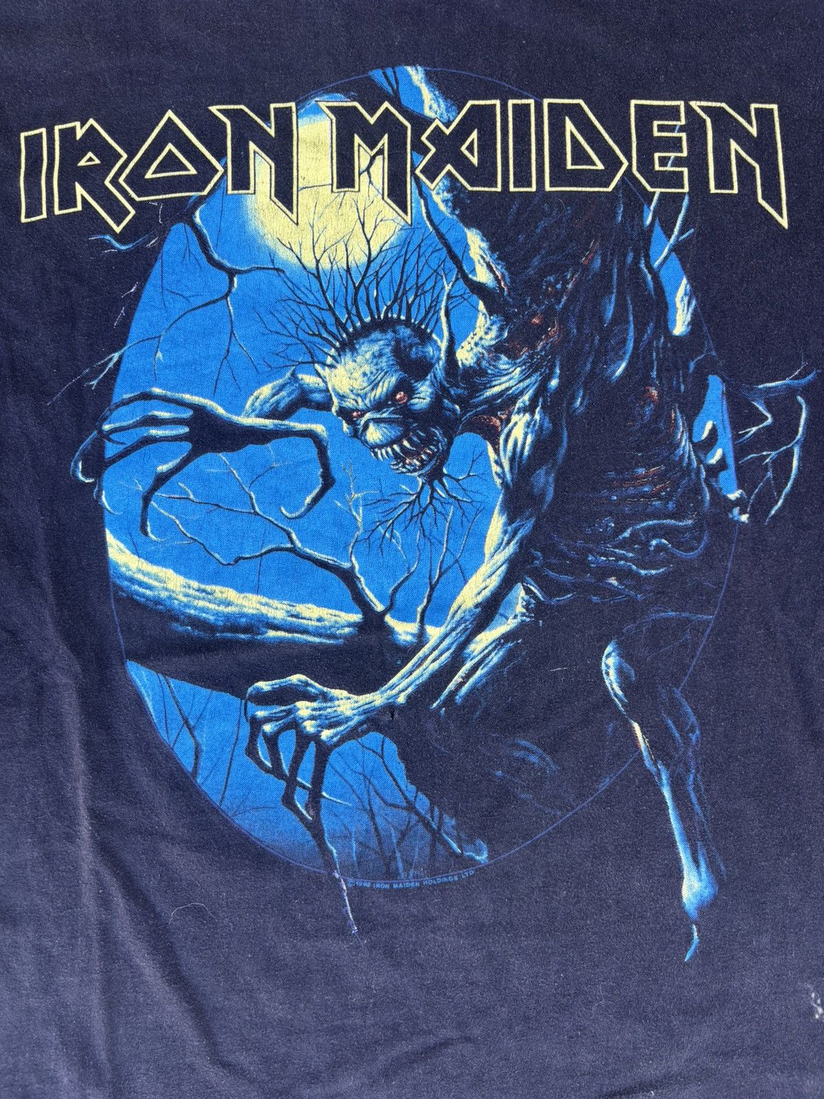 Band Tees Vintage 90s Iron Maiden T Shirt Size US XL / EU 56 / 4 - 2 Thumbnail