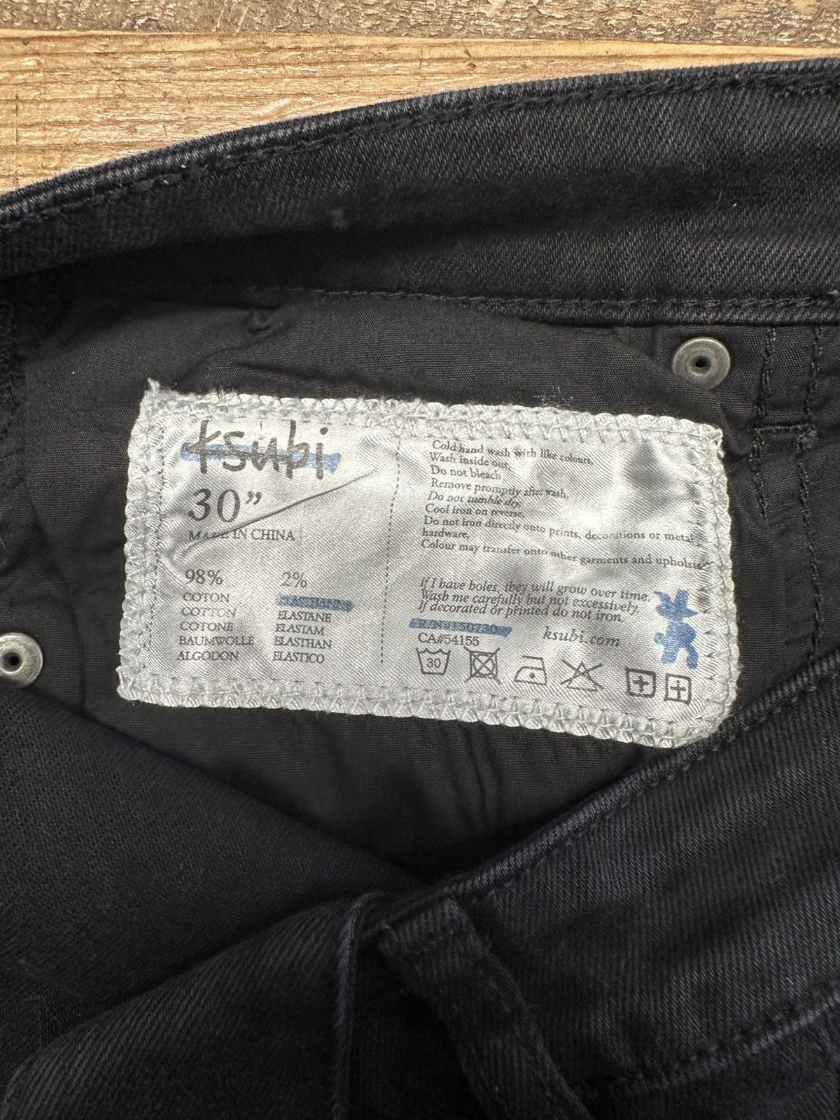 Ksubi Ksubi Plain Black Denim Jeans Size 30 Size US 30 / EU 46 - 5 Thumbnail