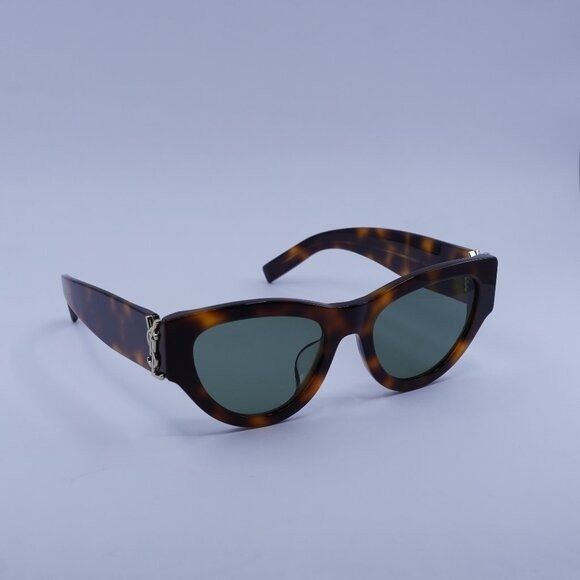 Saint Laurent Paris Saint Laurent SL M94/F 002 Sunglasses Havana Cat Eye Frame Size ONE SIZE - 1 Thumbnail