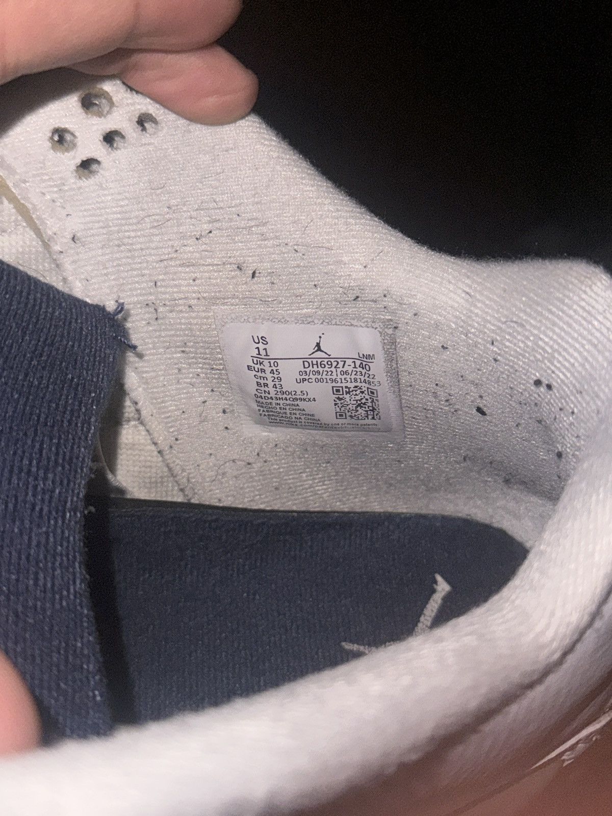 Jordan Brand Jordan 4 midnight navy’s size 11 used Size US 11 / EU 44 - 6 Thumbnail
