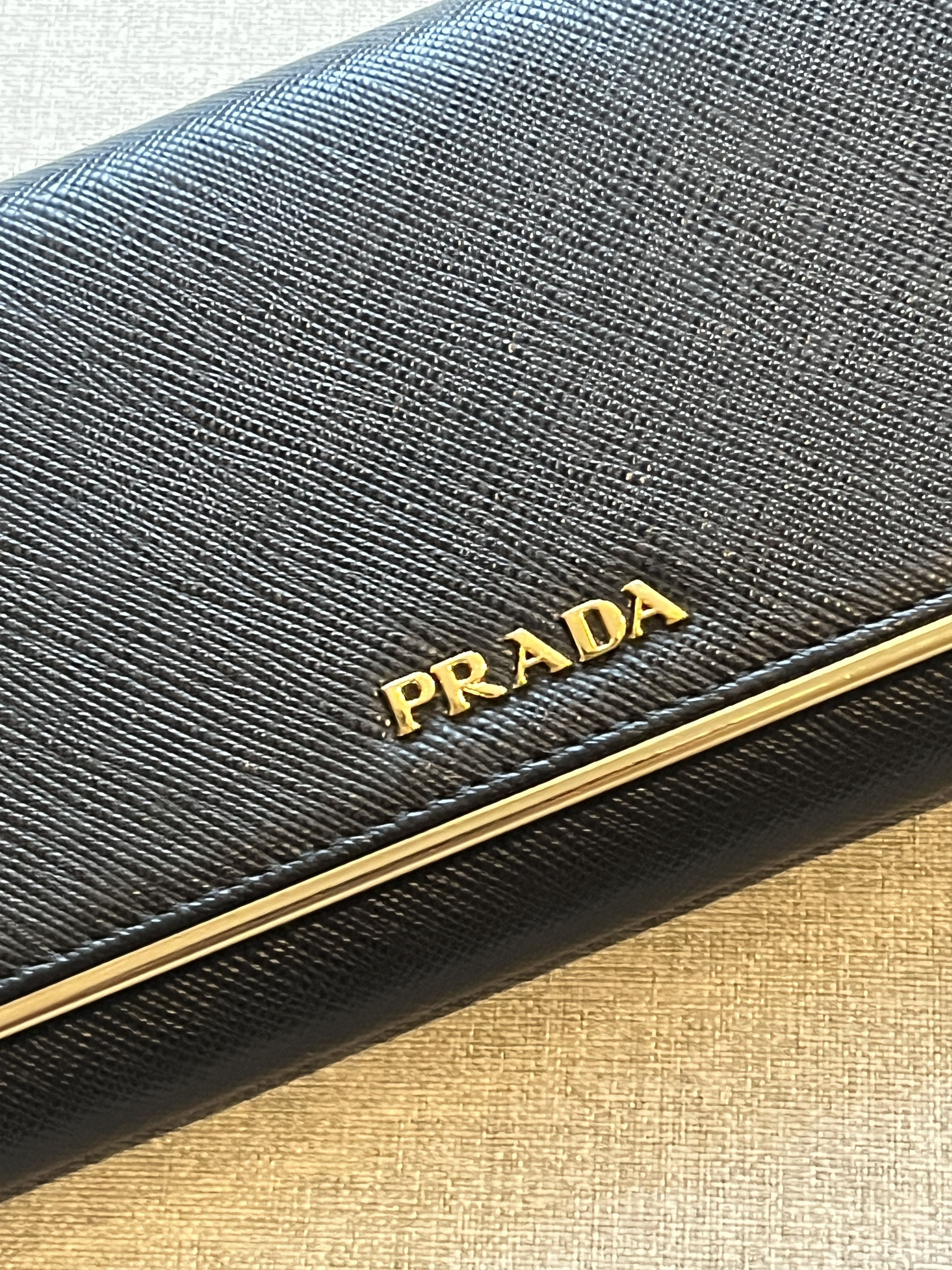 Prada Prada Saffiano Leather Continental Wallet Size ONE SIZE - 6 Thumbnail