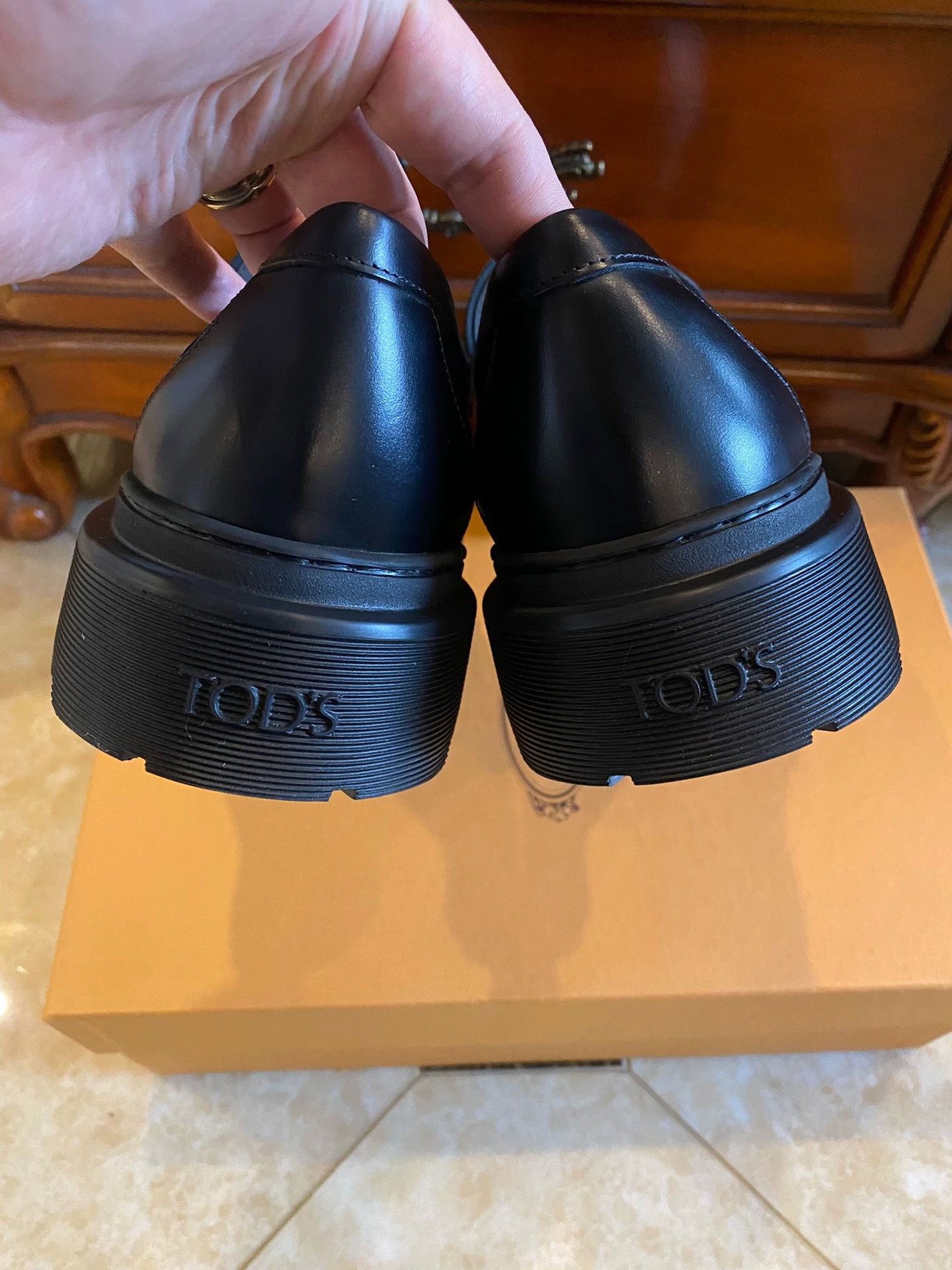 Tod's TODS Loafer Slip-On Platform Gommino Old Money New Size US 8 / EU 41 - 7 Thumbnail
