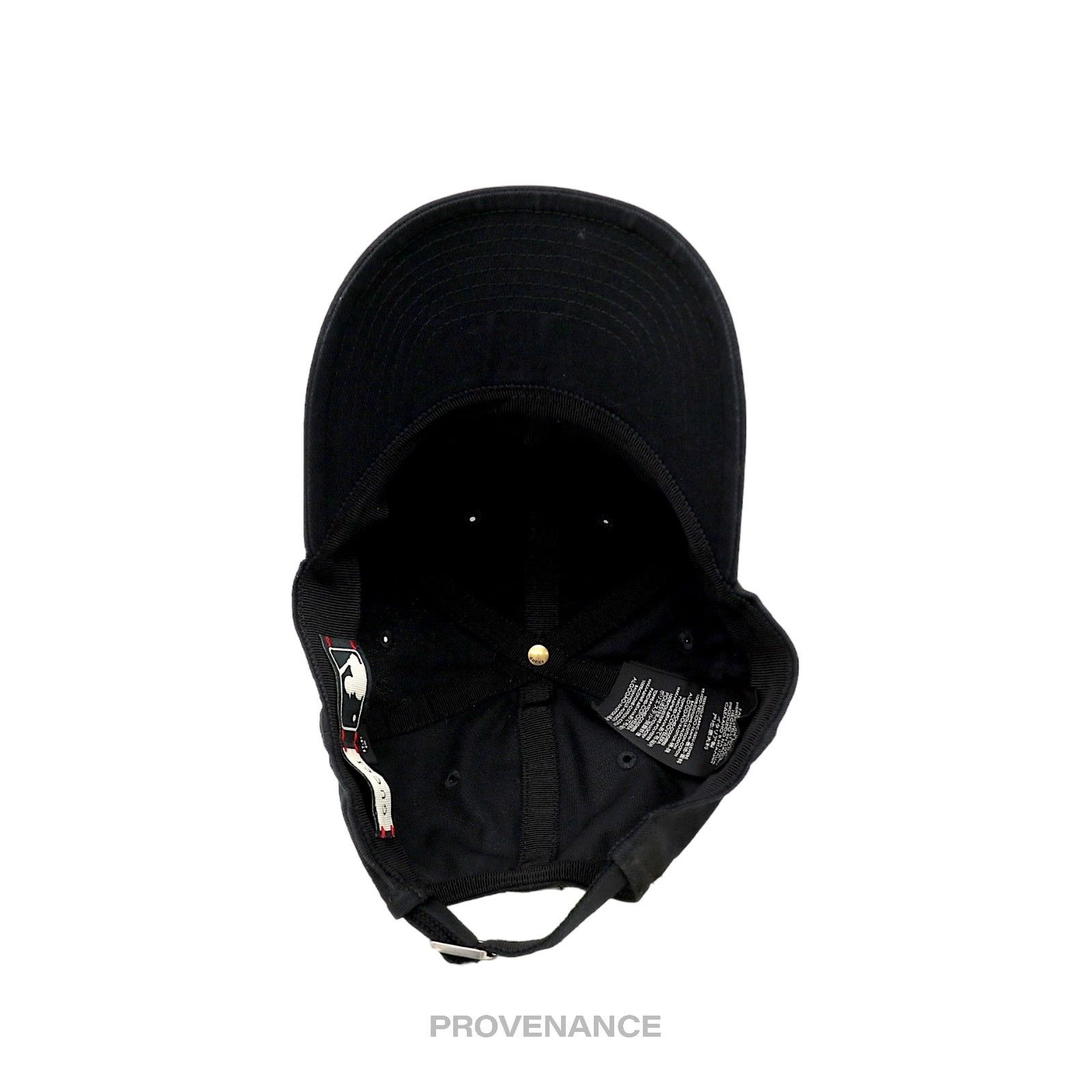 Gucci 🔴 Gucci x NY Yankees Embroidered Hat Cap - Black with Moth Size ONE SIZE - 7 Thumbnail