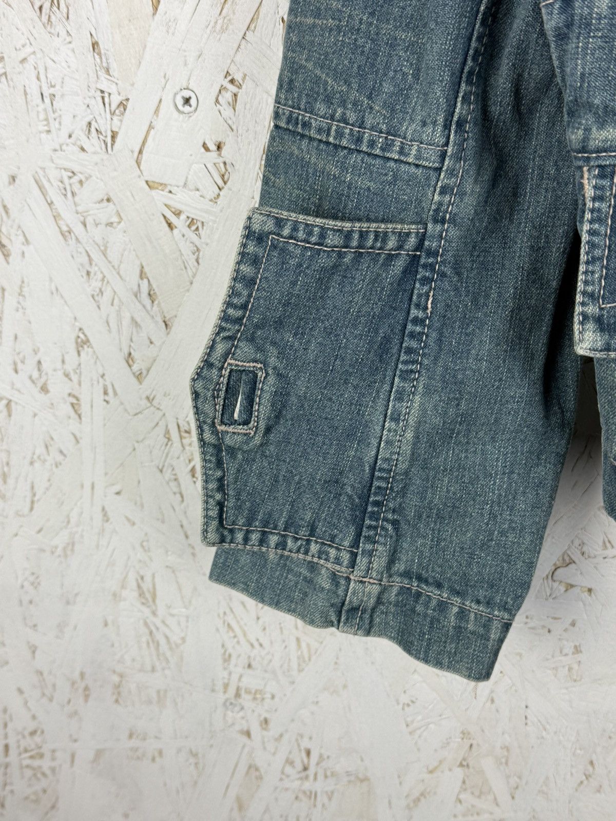 Jean Paul Gaultier Vintage Jean Paul Gaultier Jean’s Short Denim Jacket Blue 38 Size XS / US 0-2 / IT 36-38 - 6 Thumbnail