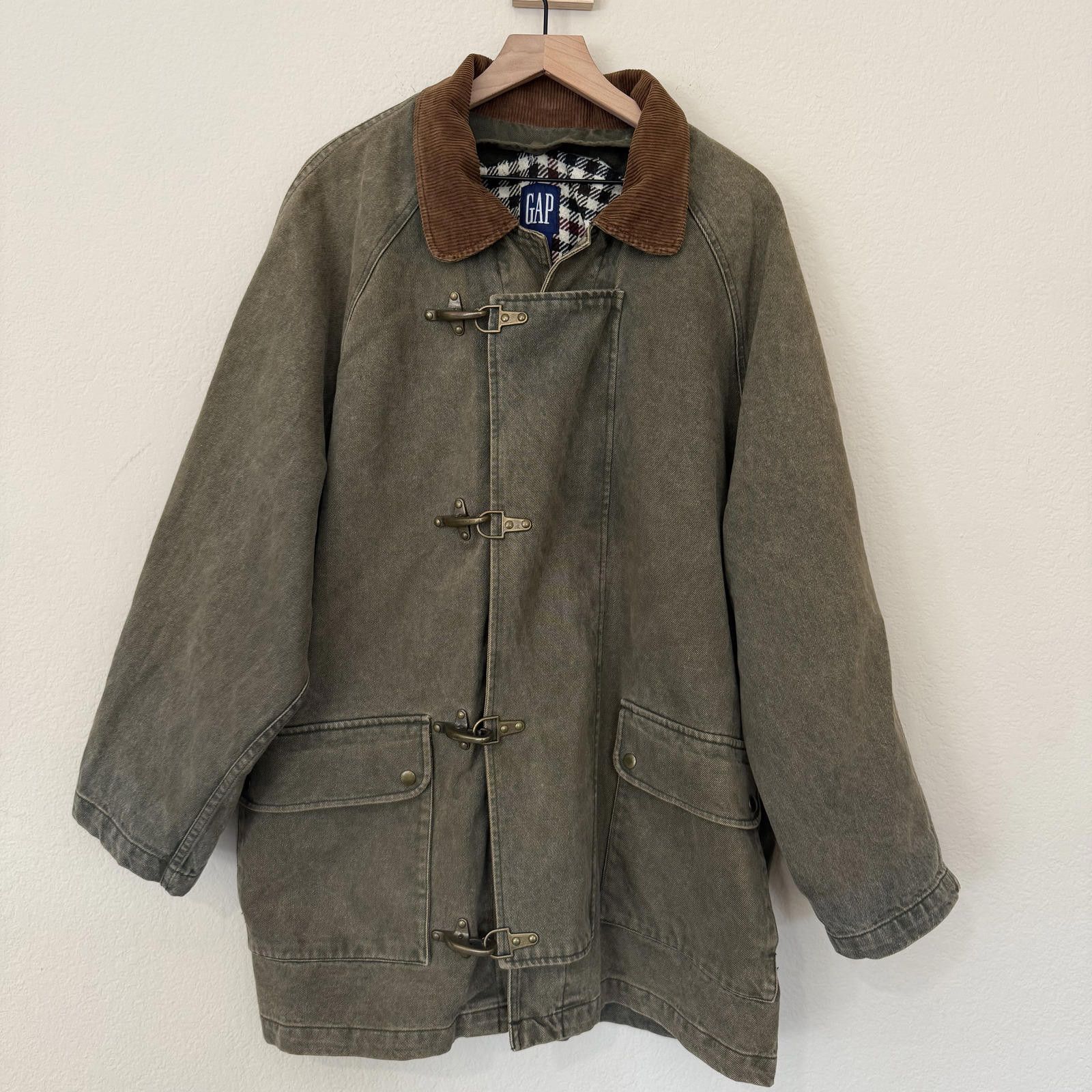 Gap GAP Jacket Men's M Green VTG Fireman Wool Lobster Clasp Rare Size US M / EU 48-50 / 2 - 1 Thumbnail