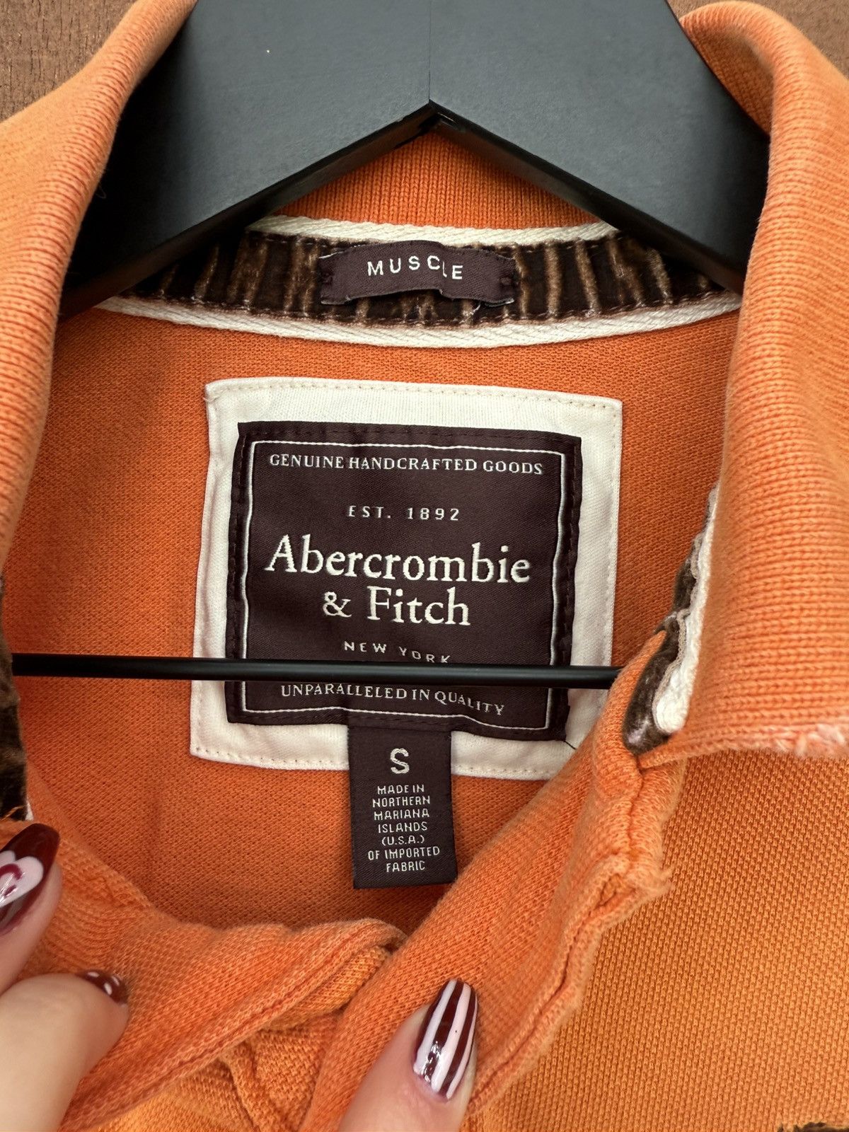 Abercrombie & Fitch Vintage Y2K Abercrombie & Fitch distressed faded polo Size US S / EU 44-46 / 1 - 5 Thumbnail