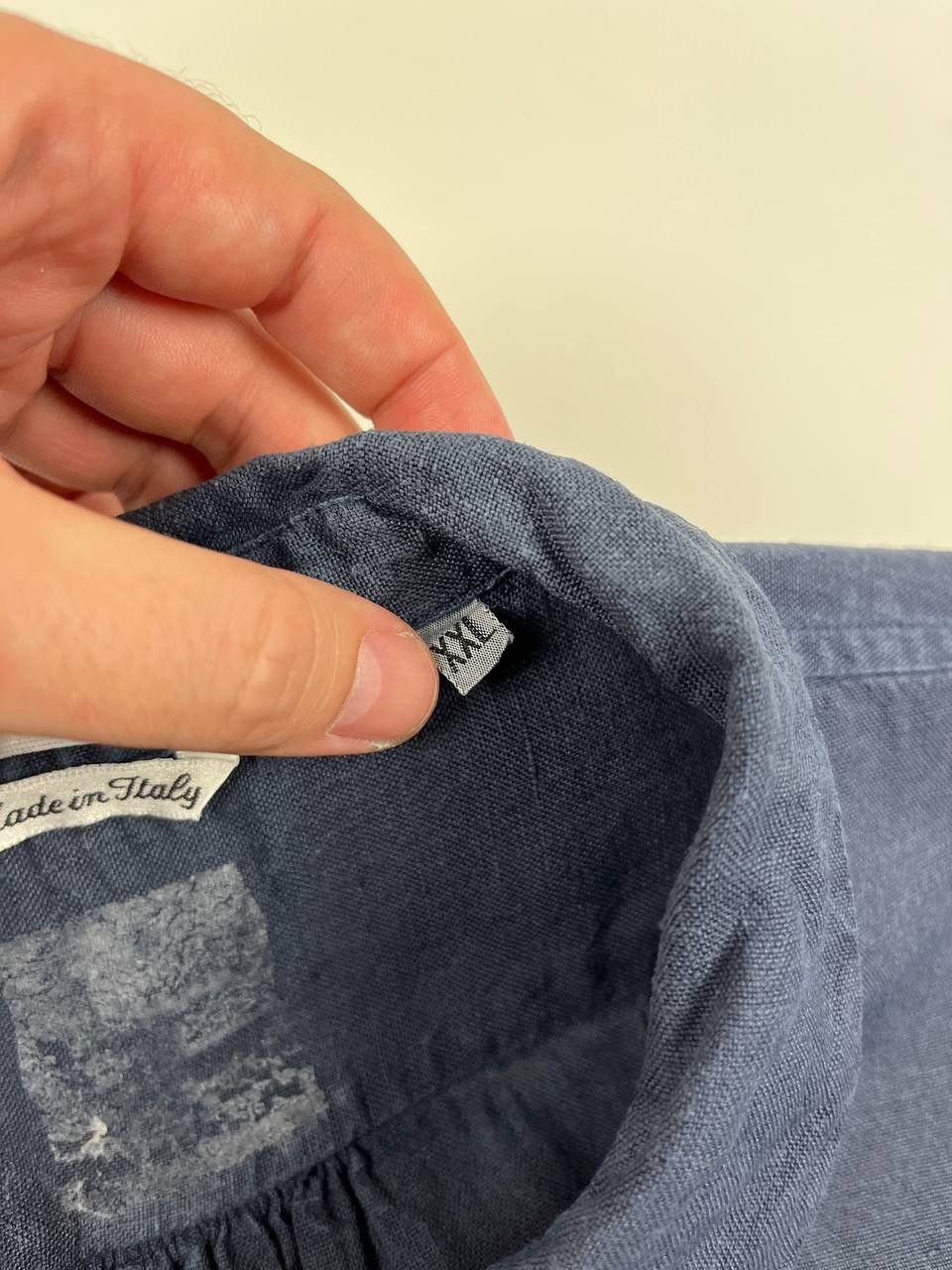 Stone Island Rare Vintage 1995 Stone Island Marina Linen Shirt Size US XXL / EU 58 / 5 - 8 Thumbnail