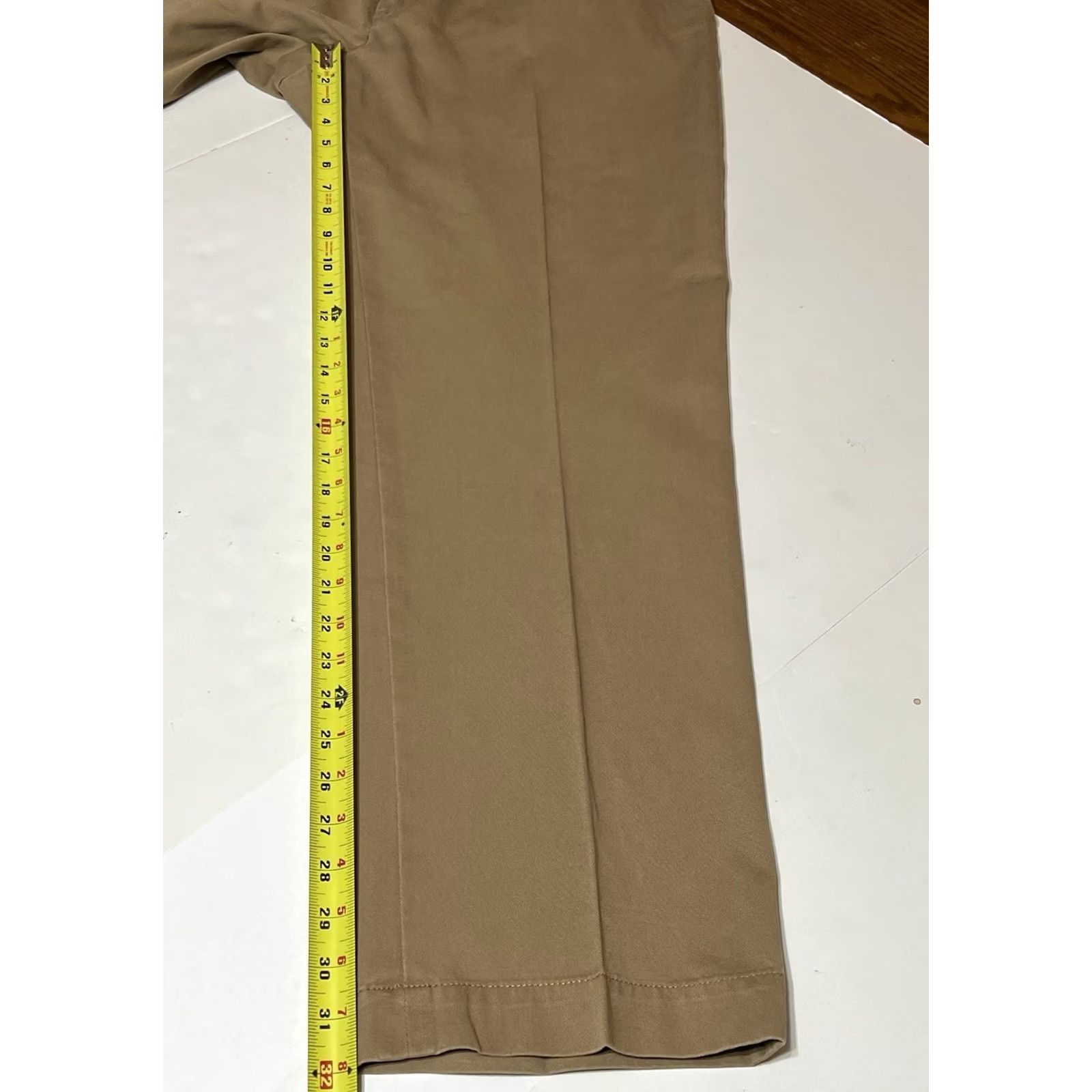 Polo Ralph Lauren VINTAGE Polo Ralph Lauren Prospect Pants Mens 38x32 Chino Beige Flat Front Straight Leg Shirt? Size US M / EU 48-50 / 2 - 5 Thumbnail