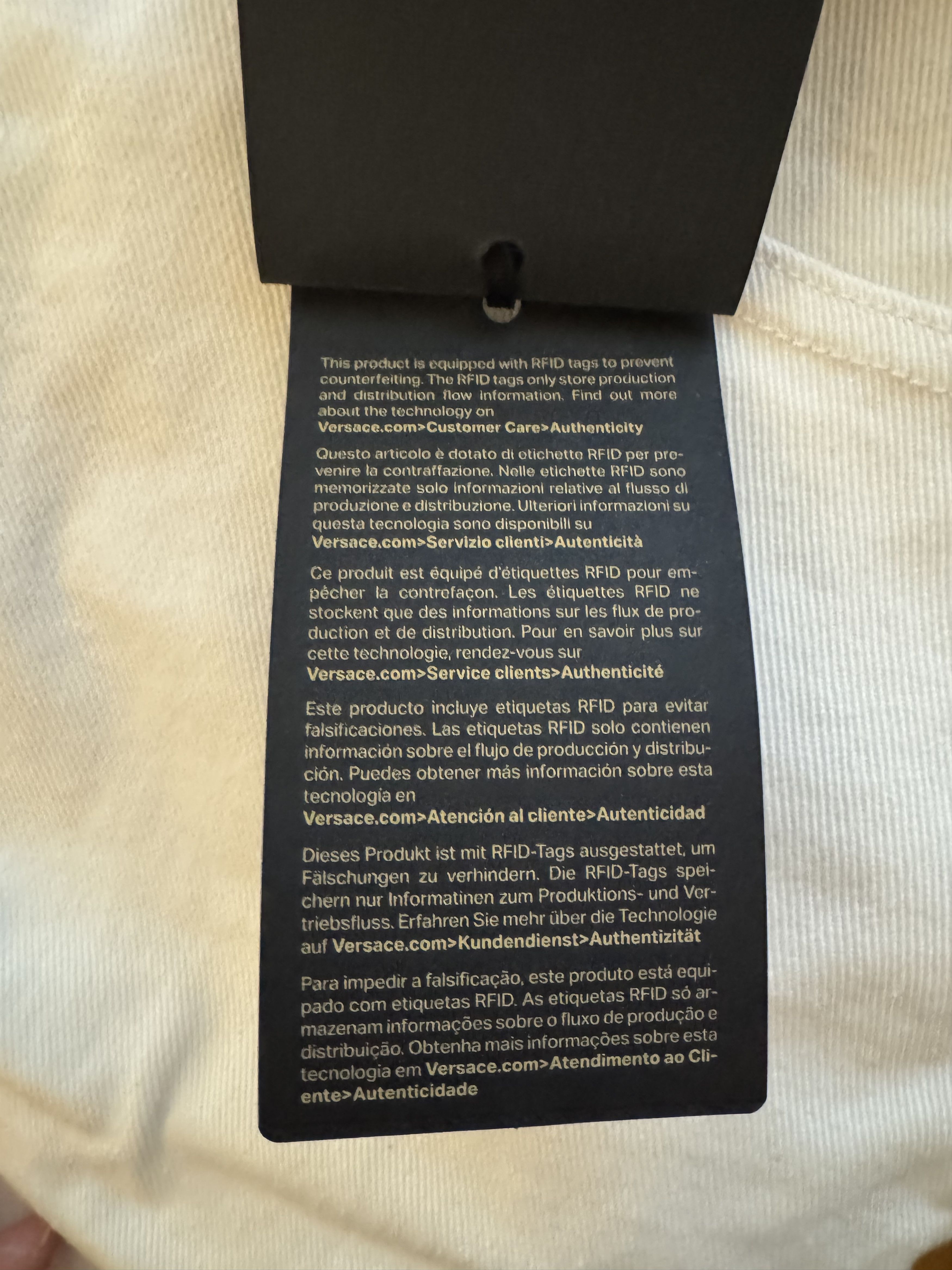 Versace Versace Medusa '95 Straight Leg Jeans Size US 32 / EU 48 - 3 Thumbnail