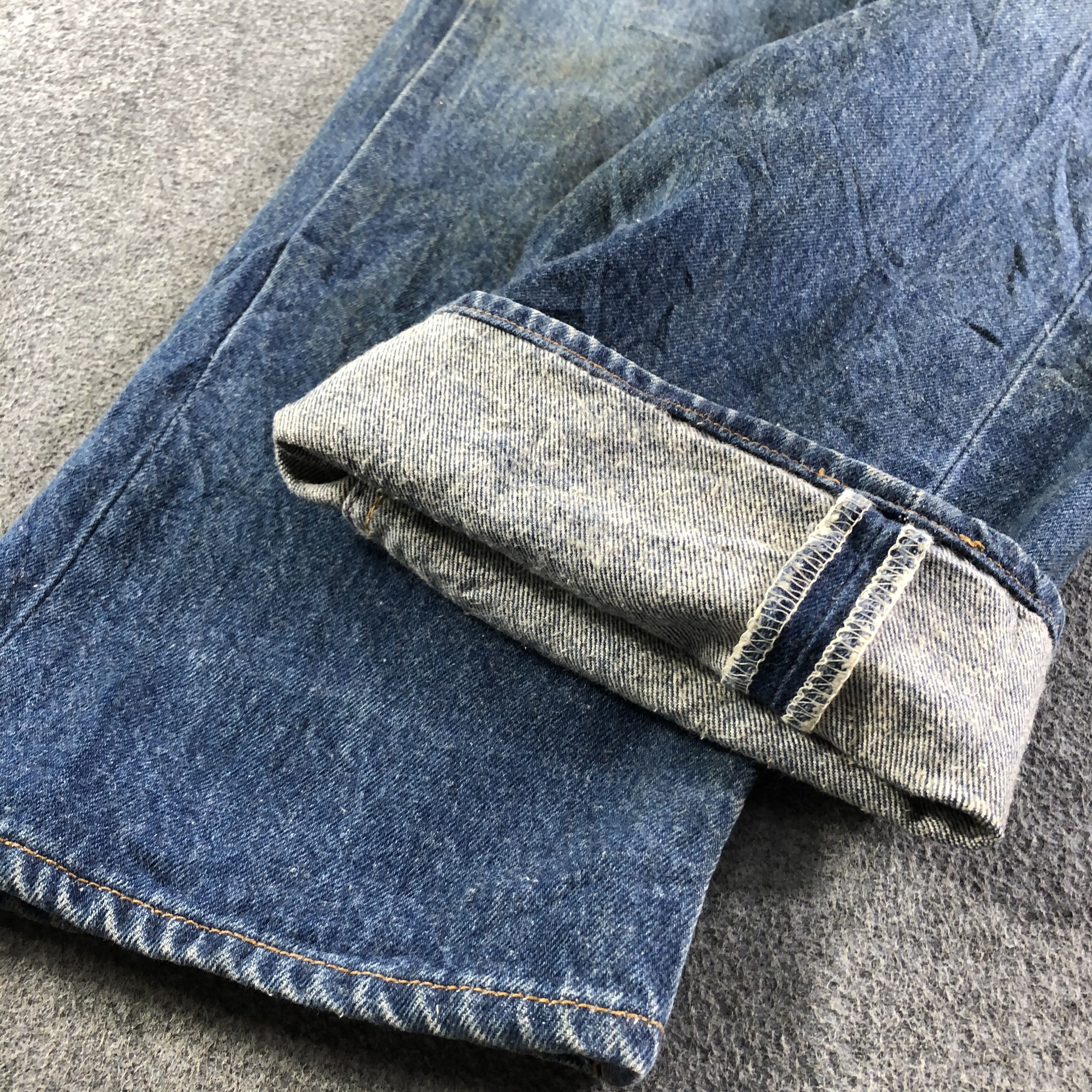 Levi's Vintage 90s Blue Wash Levis 501 Jeans-J3632 Size US 36 / EU 52 - 5 Thumbnail