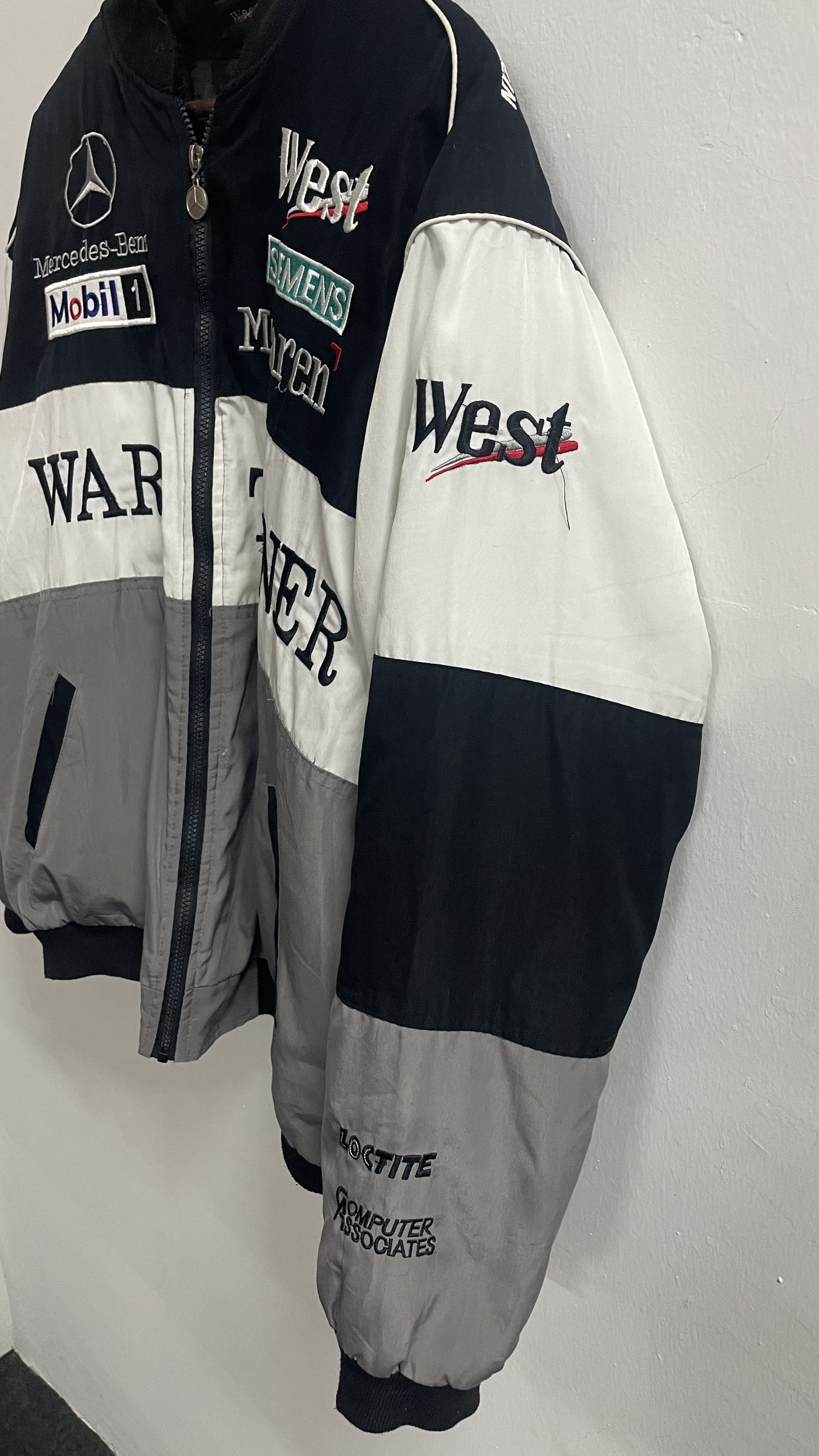Formula 1 Vintage Mercedes Benz McLaren F1 Racing Promo Jacket 90s Size US XL / EU 56 / 4 - 7 Thumbnail