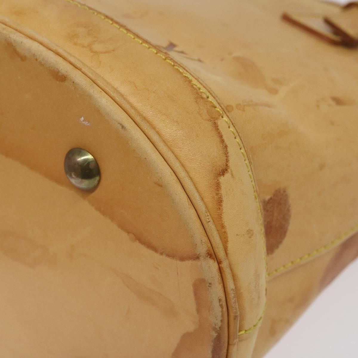 Louis Vuitton LOUIS VUITTON Nomad Leather Bucket PM Shoulder Bag Beige Size ONE SIZE - 9 Thumbnail