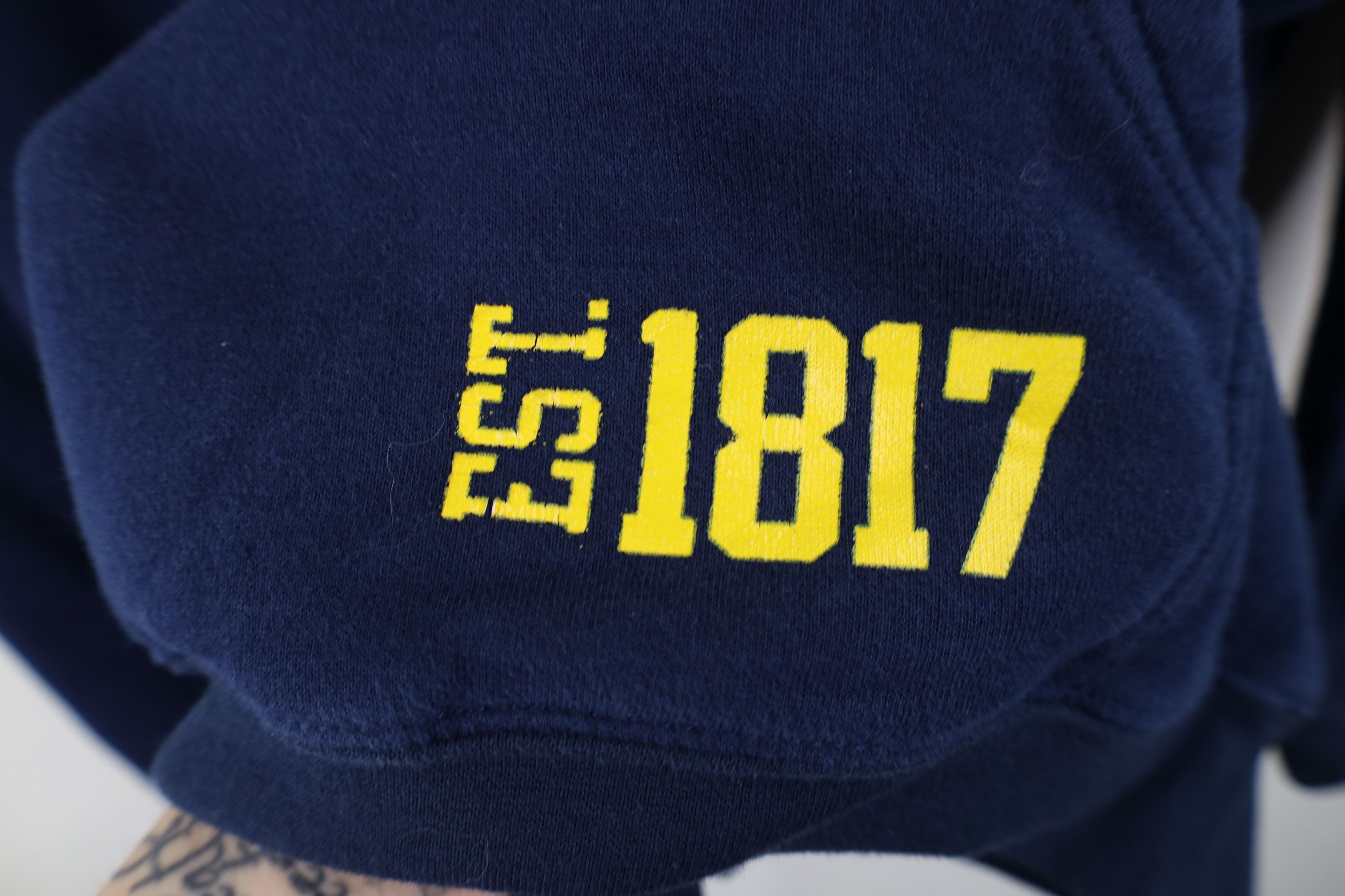 Vintage Vintage Y2K Spell Block M University of Michigan Hoodie Blue Size US XL / EU 56 / 4 - 4 Thumbnail