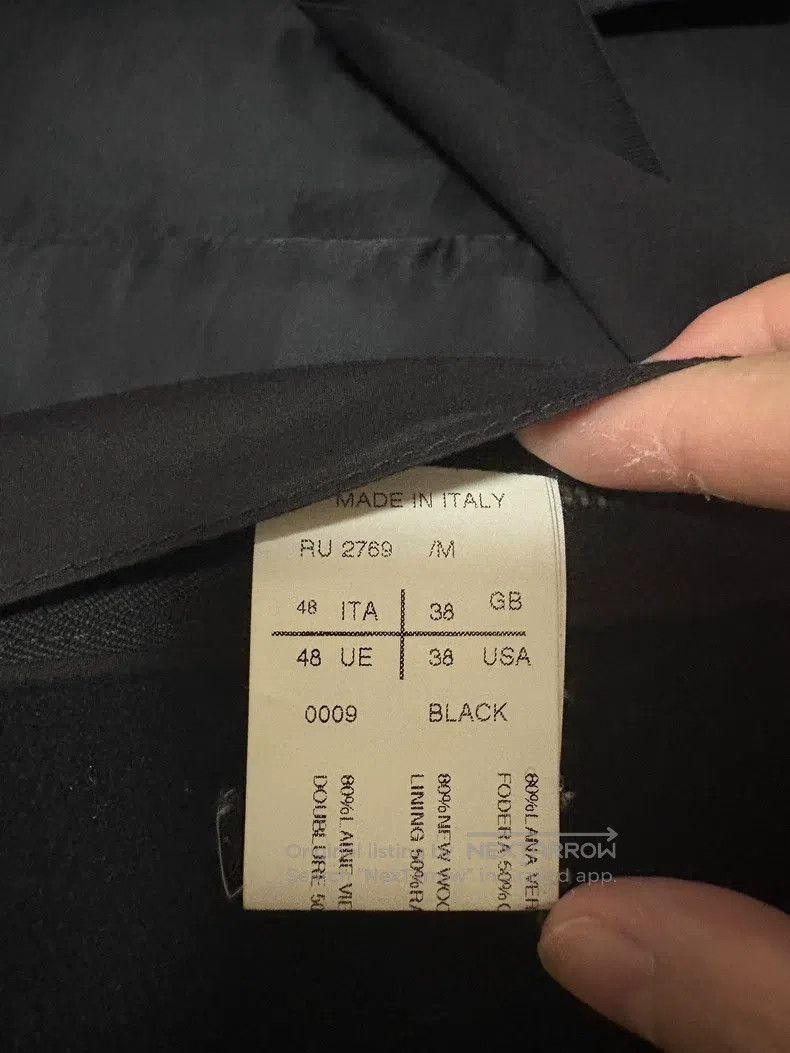 Rick Owens Rick Owens Mainline Neck Wool Jacket Size US M / EU 48-50 / 2 - 5 Thumbnail