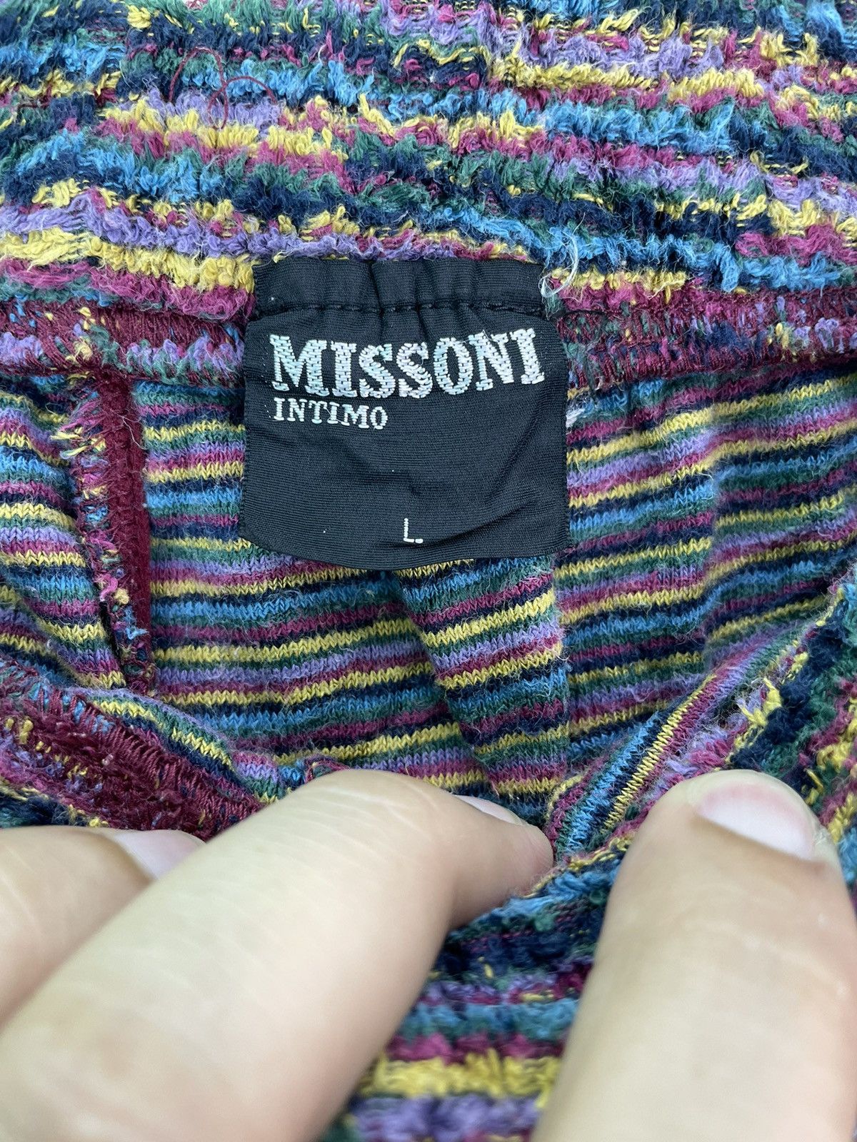 Missoni Vtg 90s MISSONI retro trouser pant Size 29" - 5 Thumbnail
