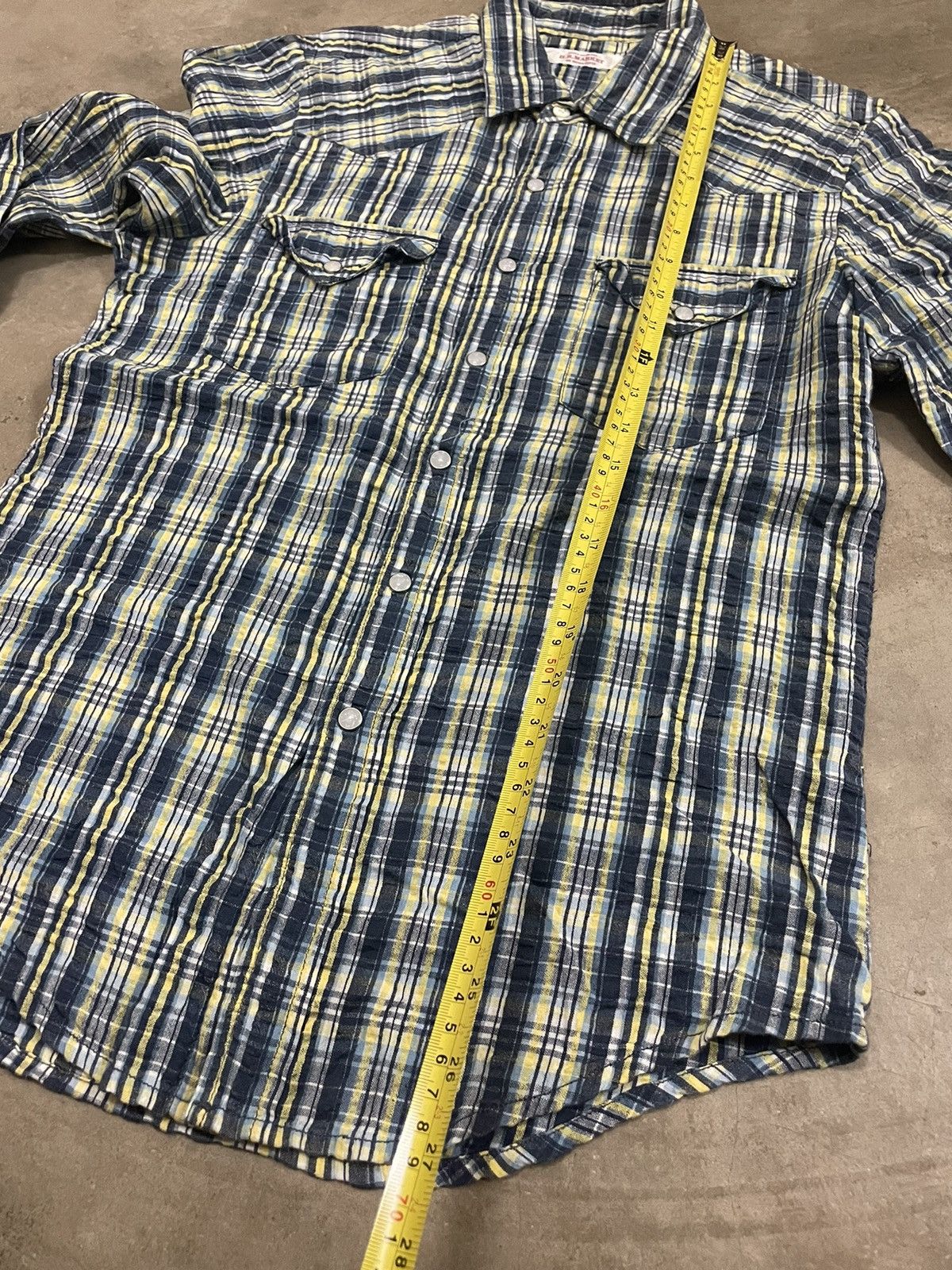 Designer × Japanese Brand × Vintage HR MARKET Button up Tshirt Japanese Designer Size US S / EU 44-46 / 1 - 13 Thumbnail