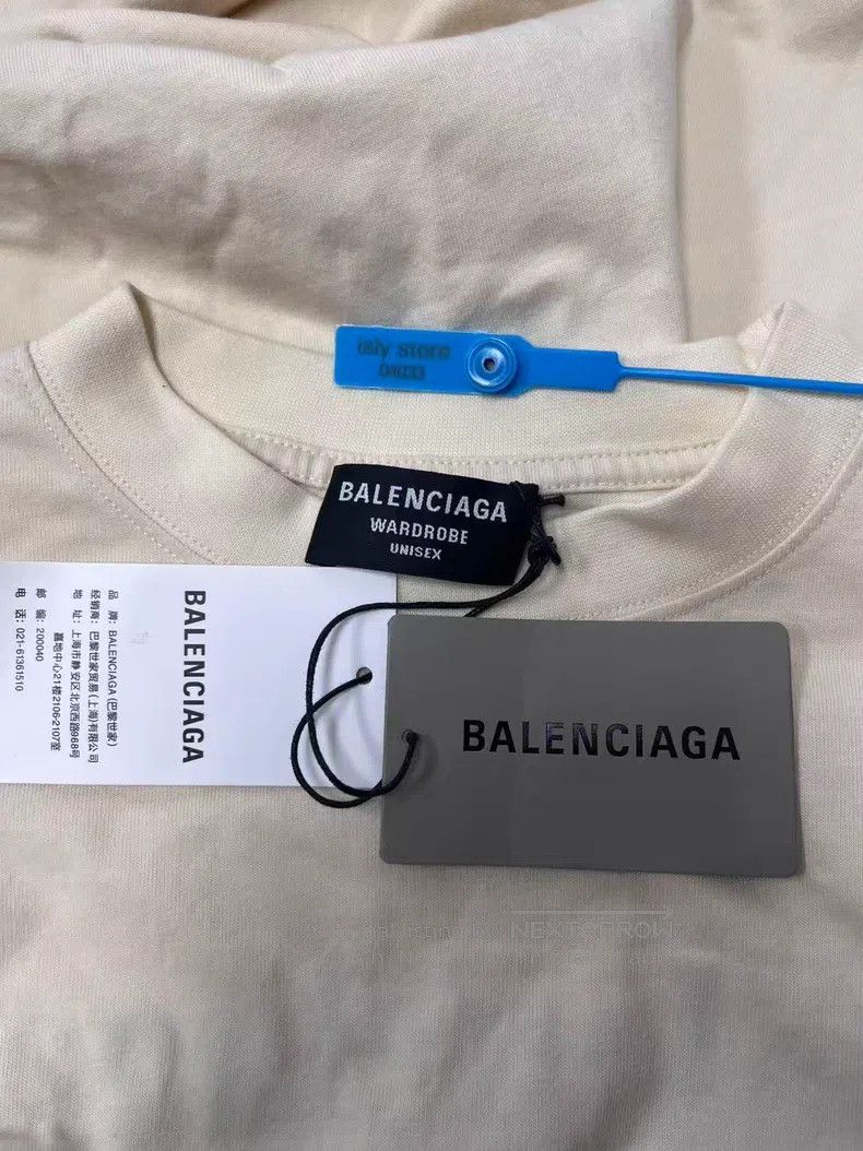 Balenciaga Balenciaga Logo Letter Print Round Neck Short Sleeve Ragla Size XS / US 0-2 / IT 36-38 - 3 Thumbnail