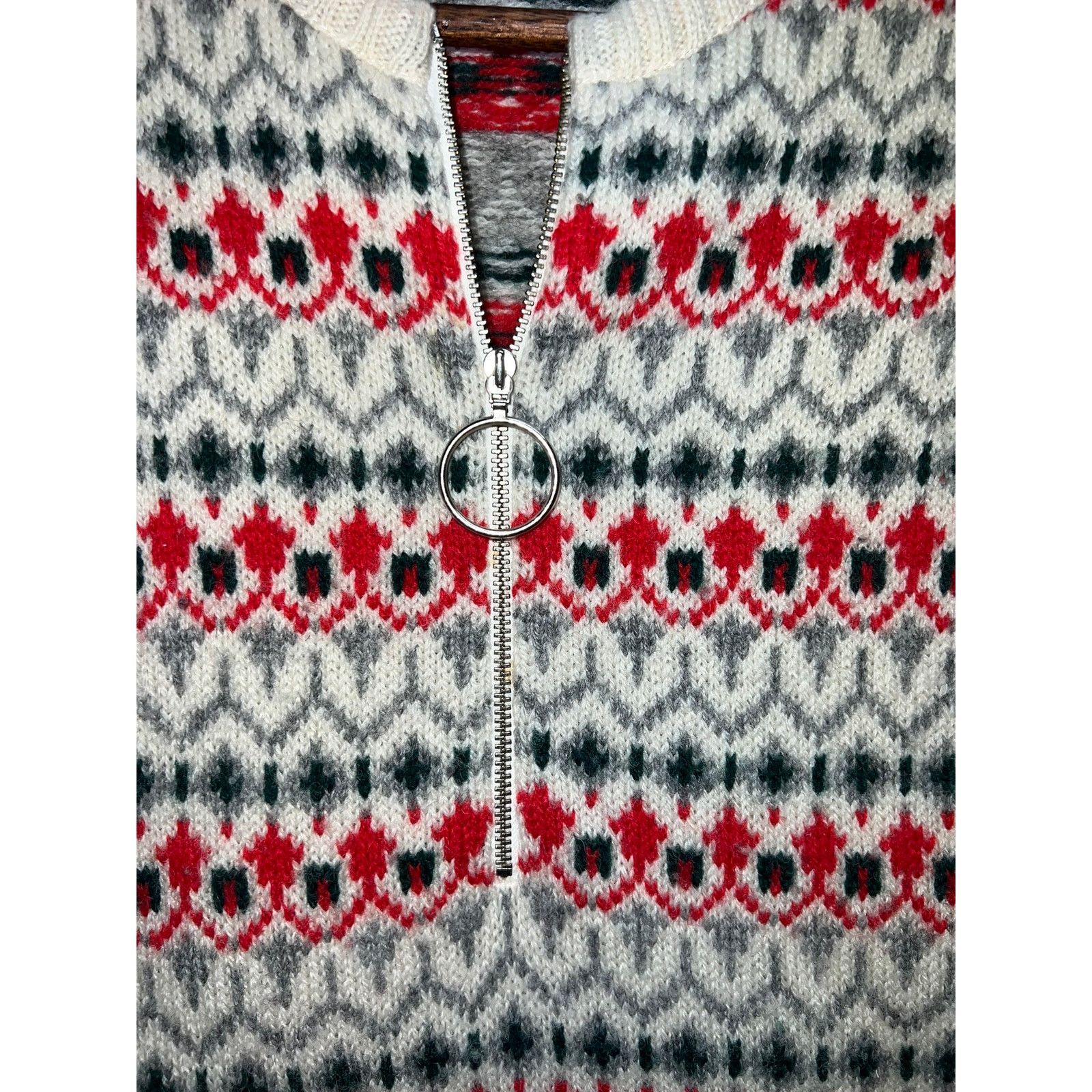 Vintage Womens Wool Sweater Vest Bleyle 100% Virgin Wool Wool Medium Size M / US 6-8 / IT 42-44 - 5 Thumbnail