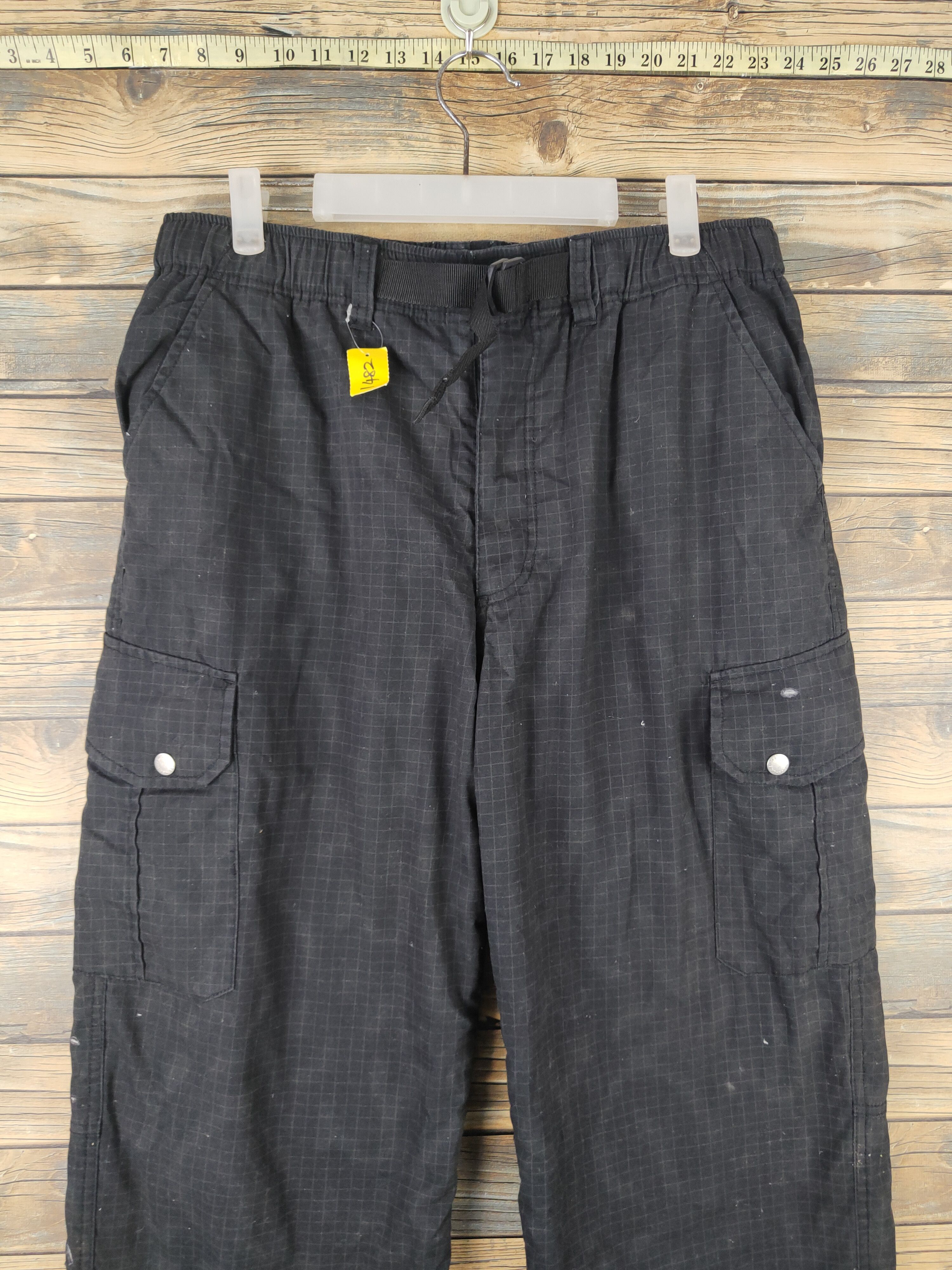 Japanese Brand Japanese Brand Black Multipocket Cargo Pants #1482 Size US 33 - 2 Thumbnail