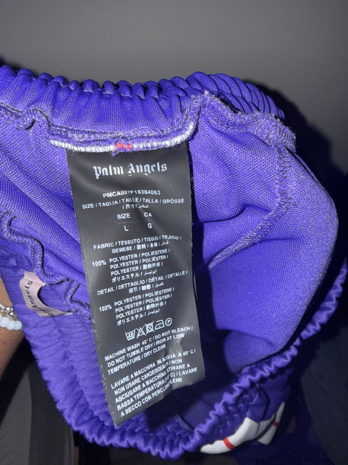 Palm Angels Palm Angels Track Pants Playboi Carti Die Lit Purple Size US 34 / EU 50 - 4 Thumbnail