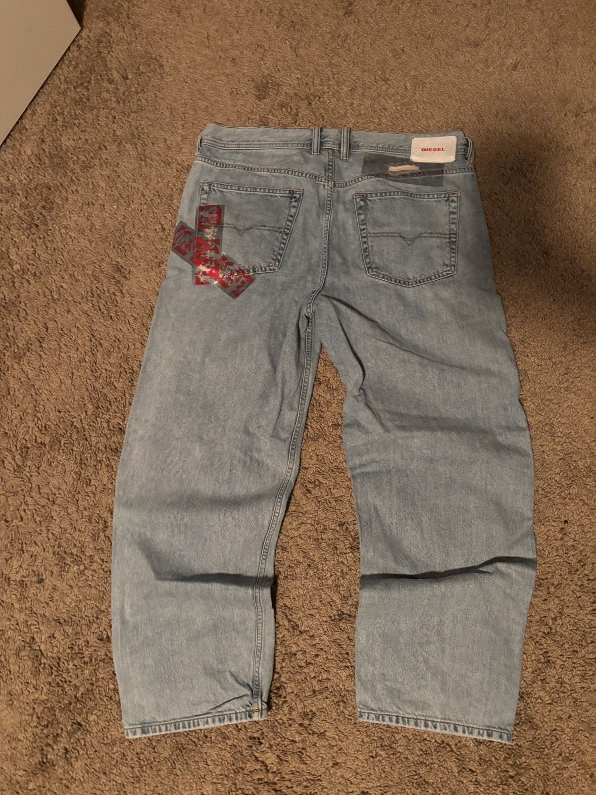Diesel Diesel blue taped jeans Size US 34 / EU 50 - 2 Thumbnail