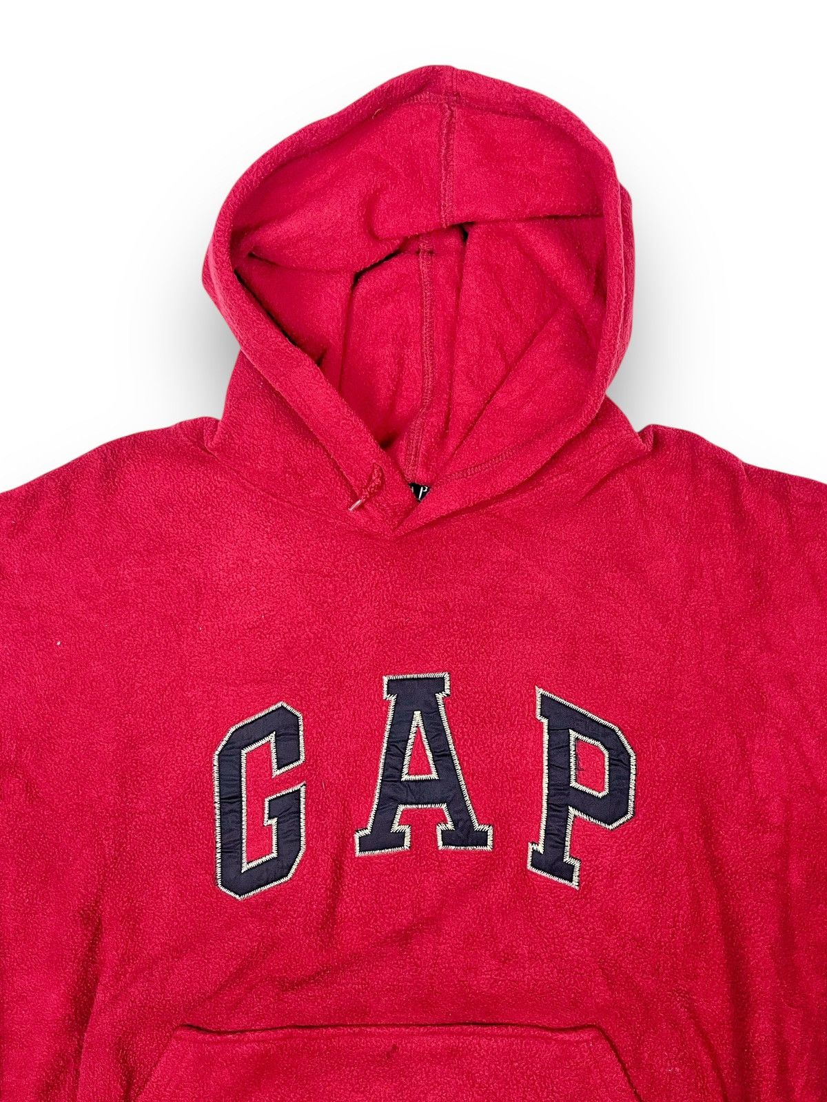 Gap GAP Big Embroidery Vintage Pullover Fleece Hoodie Size US XXL / EU 58 / 5 - 2 Thumbnail