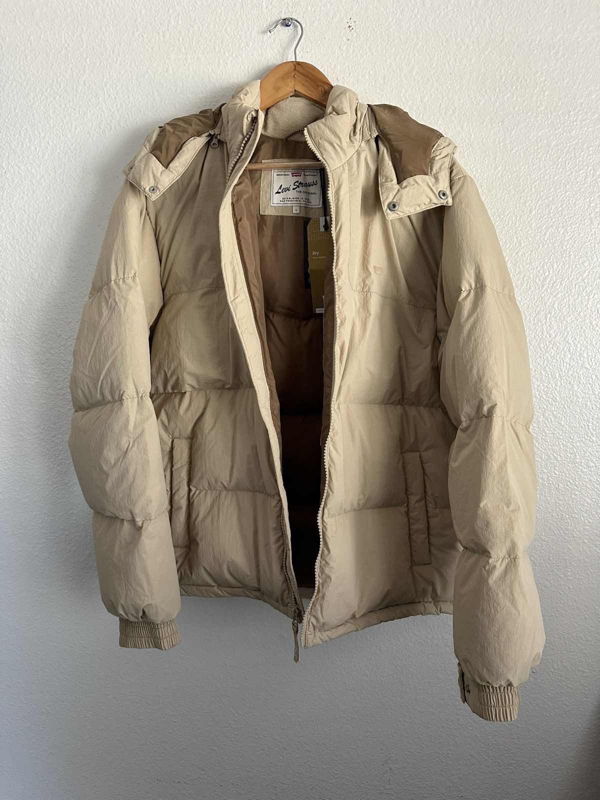 Levi's Levi’s Puffer Down Insulated Water Repellent Jacket Hood Size US L / EU 52-54 / 3 - 5 Thumbnail