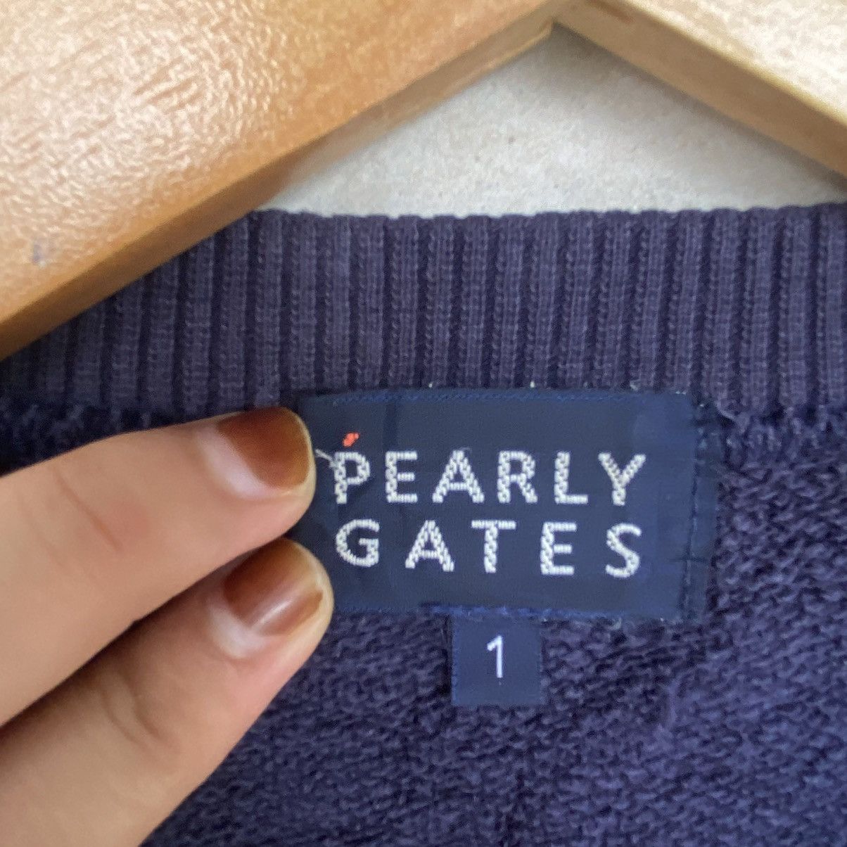 Other Vintage Pearly Gates Big Embroidered Crewneck Navy Blue Size M / US 6-8 / IT 42-44 - 5 Thumbnail